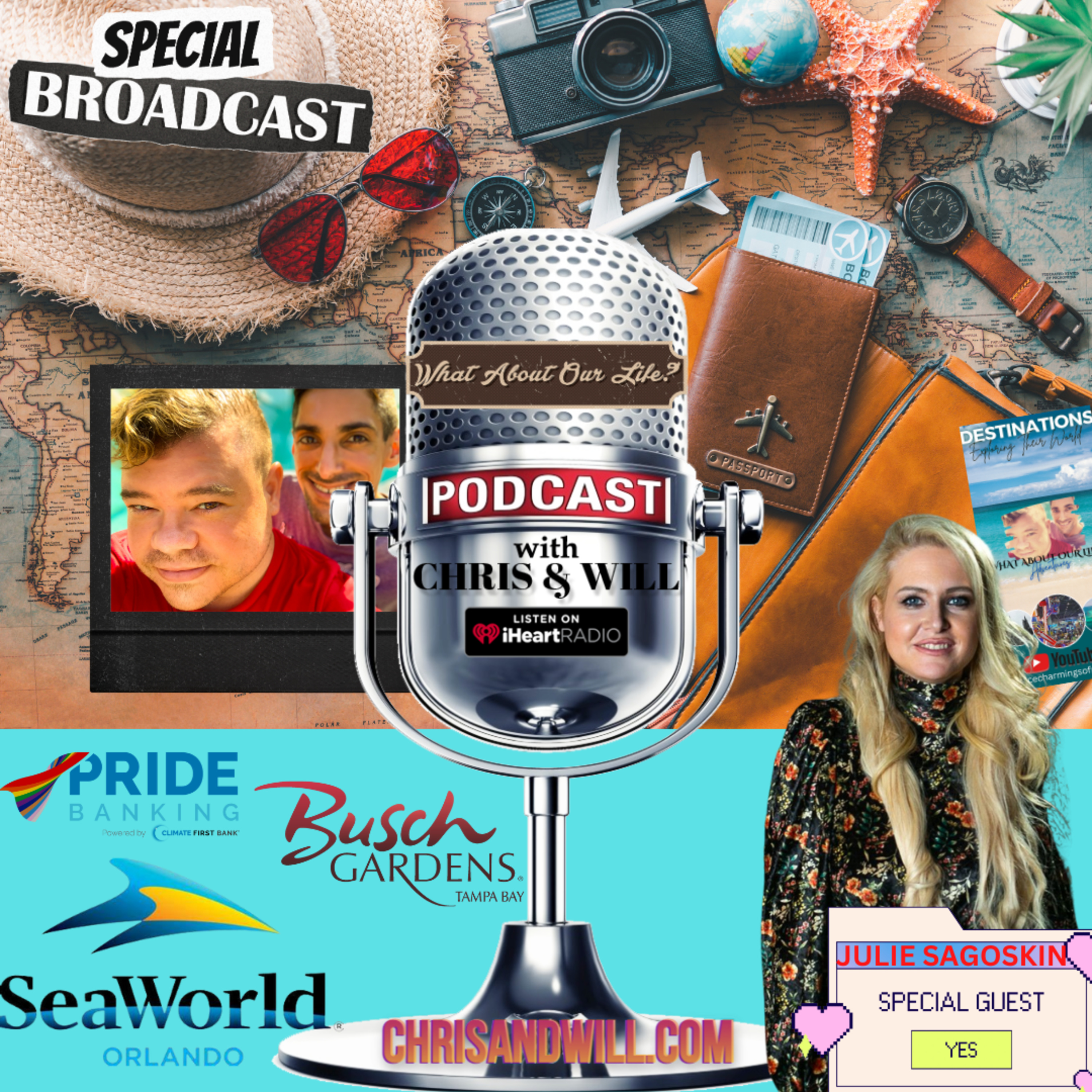 4.15 Show guest: Media Broadcasts/SeaWorld, Busch Gardens, Climate First Bank, and Park Magazine {Special Media Coverage, Kristine Morgan, Chris Cucci, and Julie Sagoskin} episode artwork