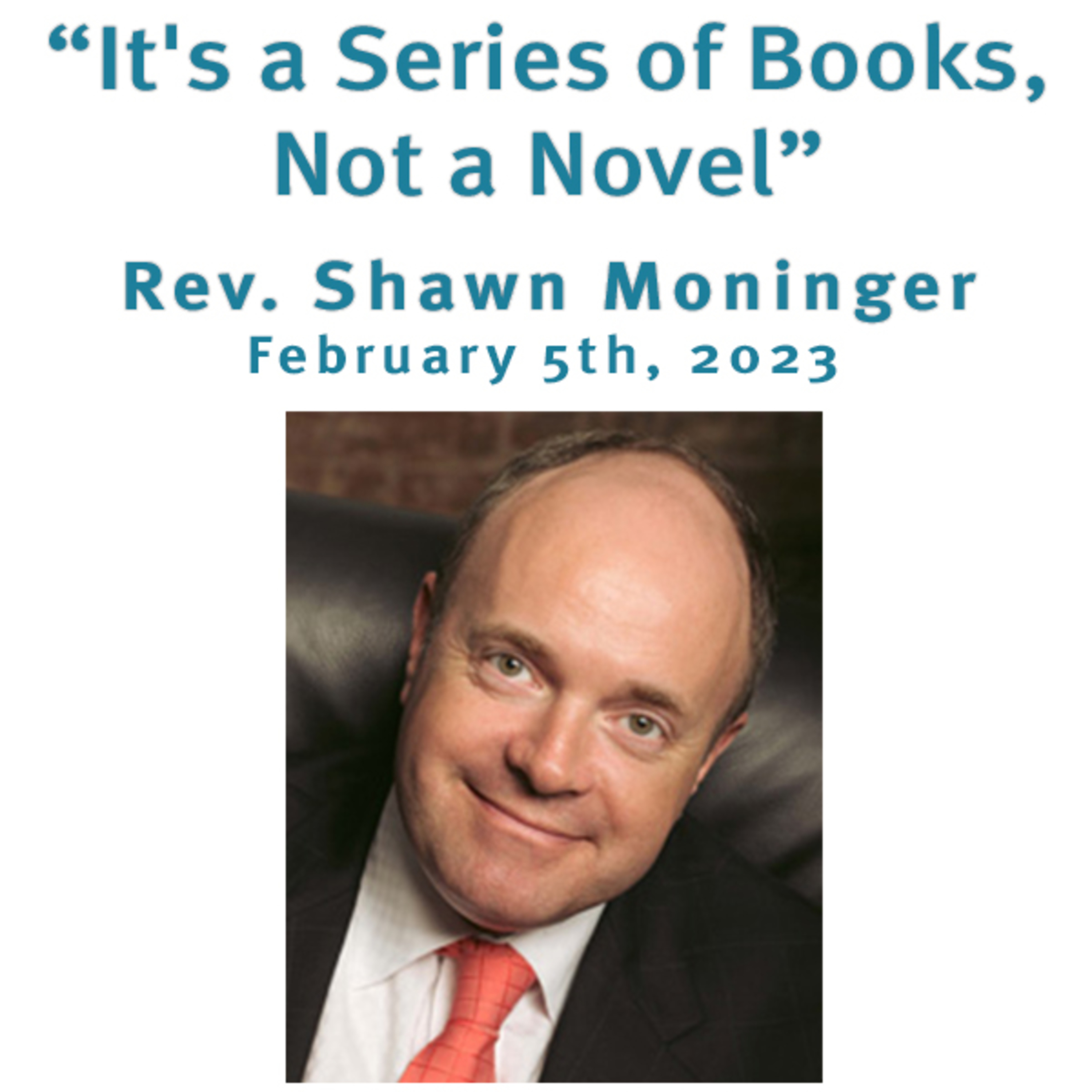 "It's a Series of Books, Not a Novel" (2/06/23) episode artwork