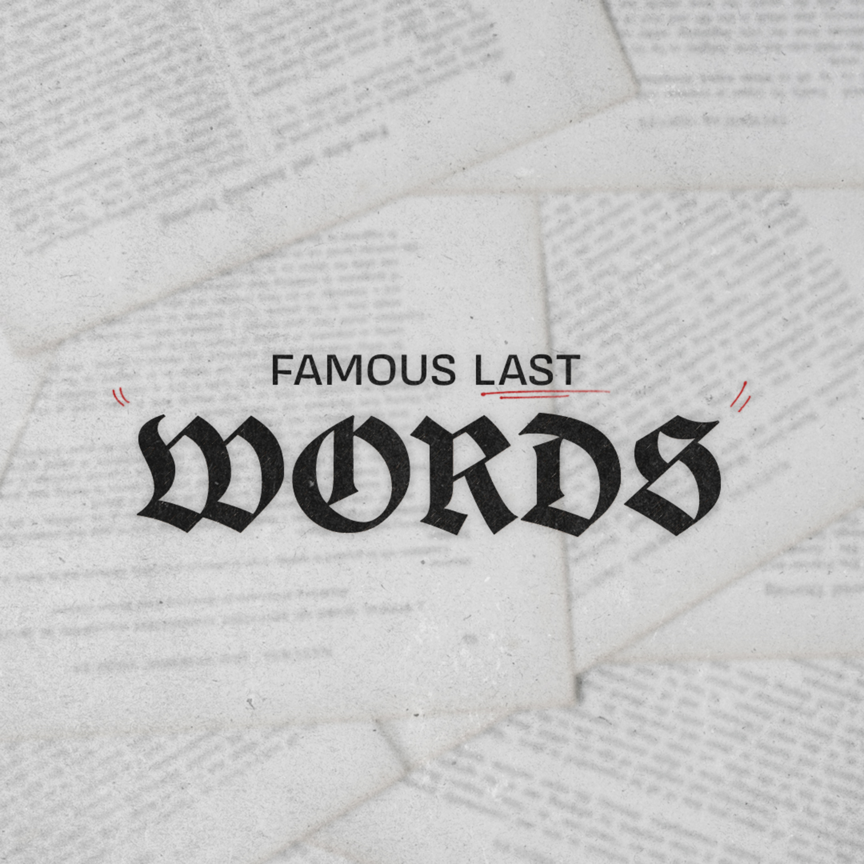 Famous Last Words // I Thirst episode artwork
