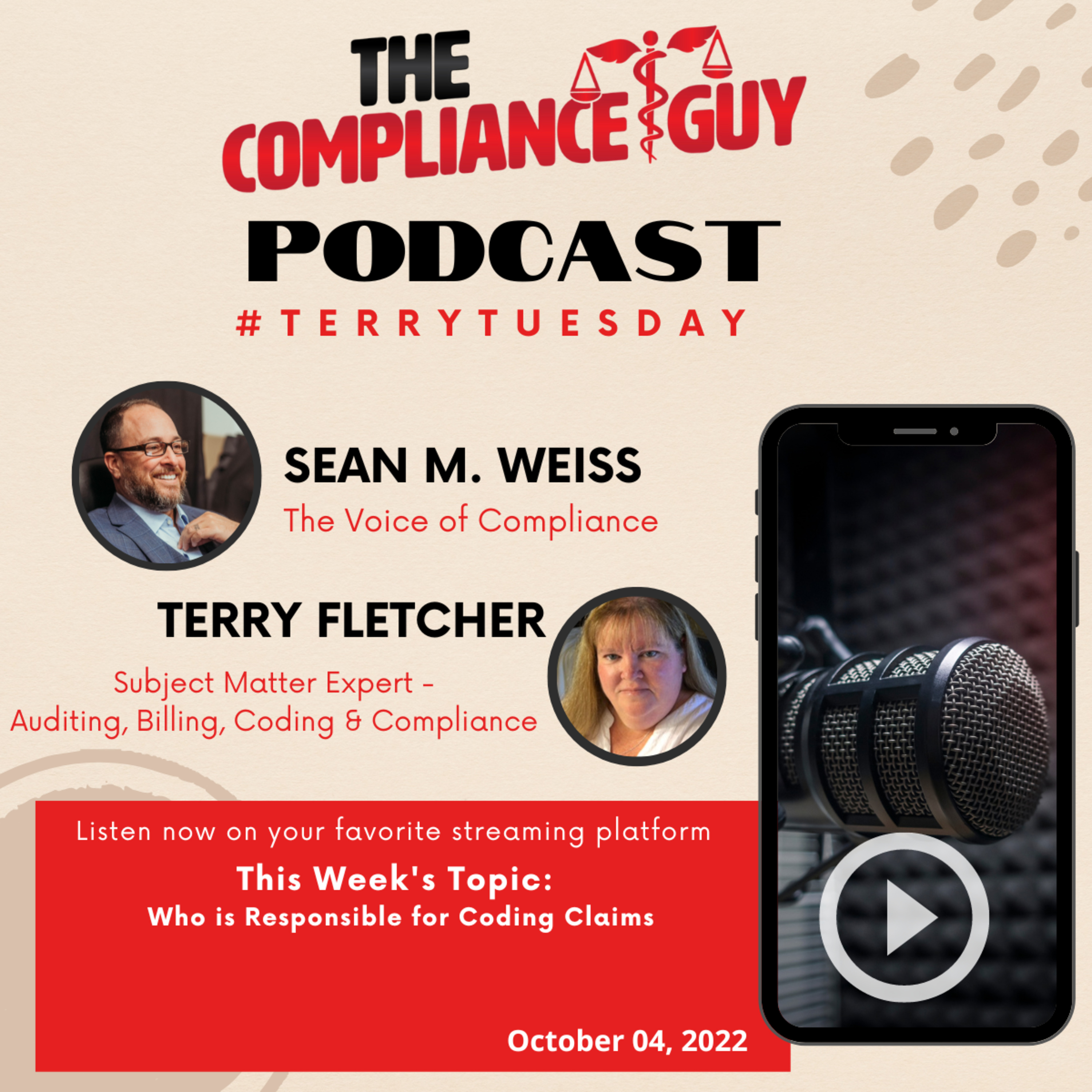 TCG - Season 4 - Episode 29 - #TerryTuesday - Who is Responsible for Coding Claims episode artwork
