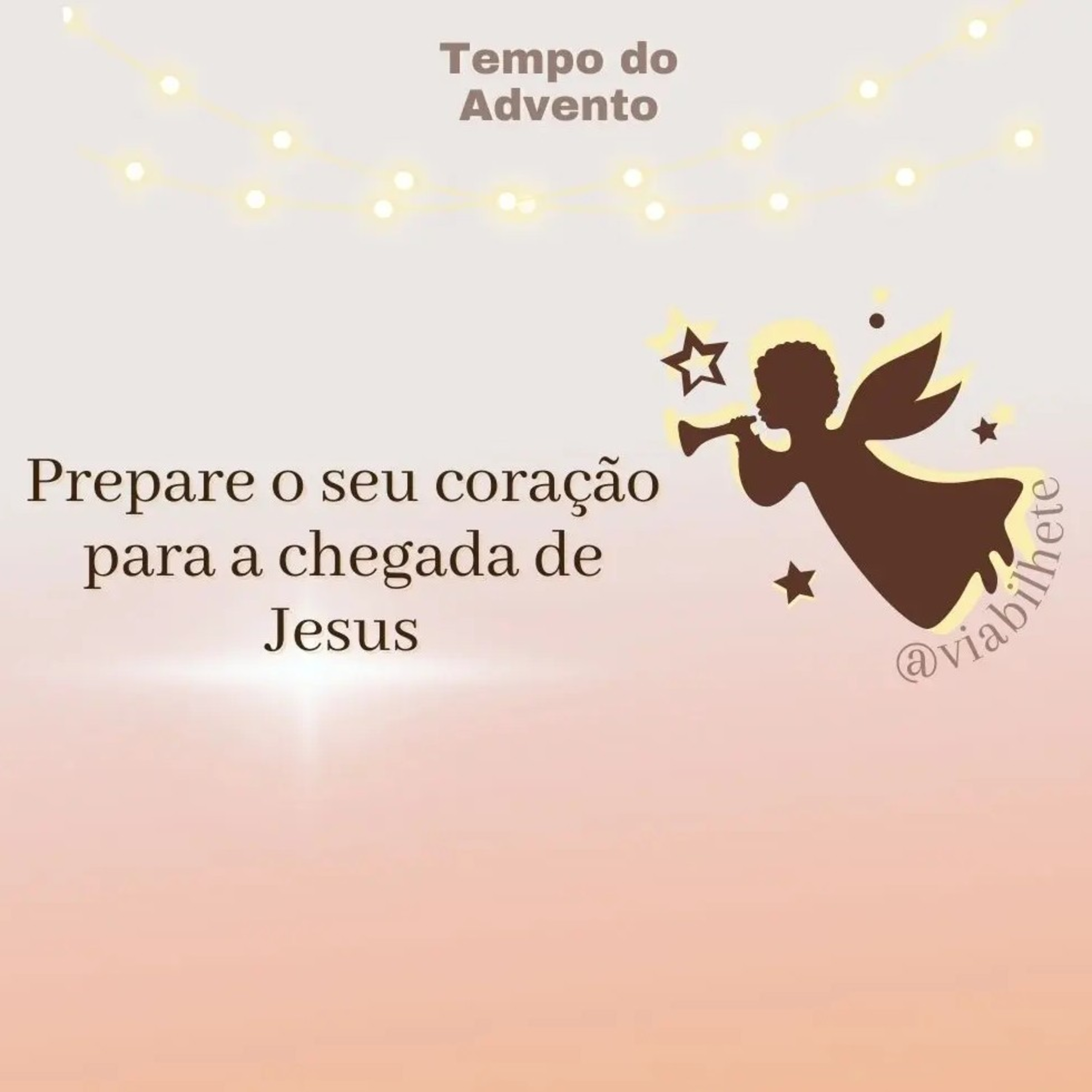 Prepare o seu coração para chegada de Jesus🤍