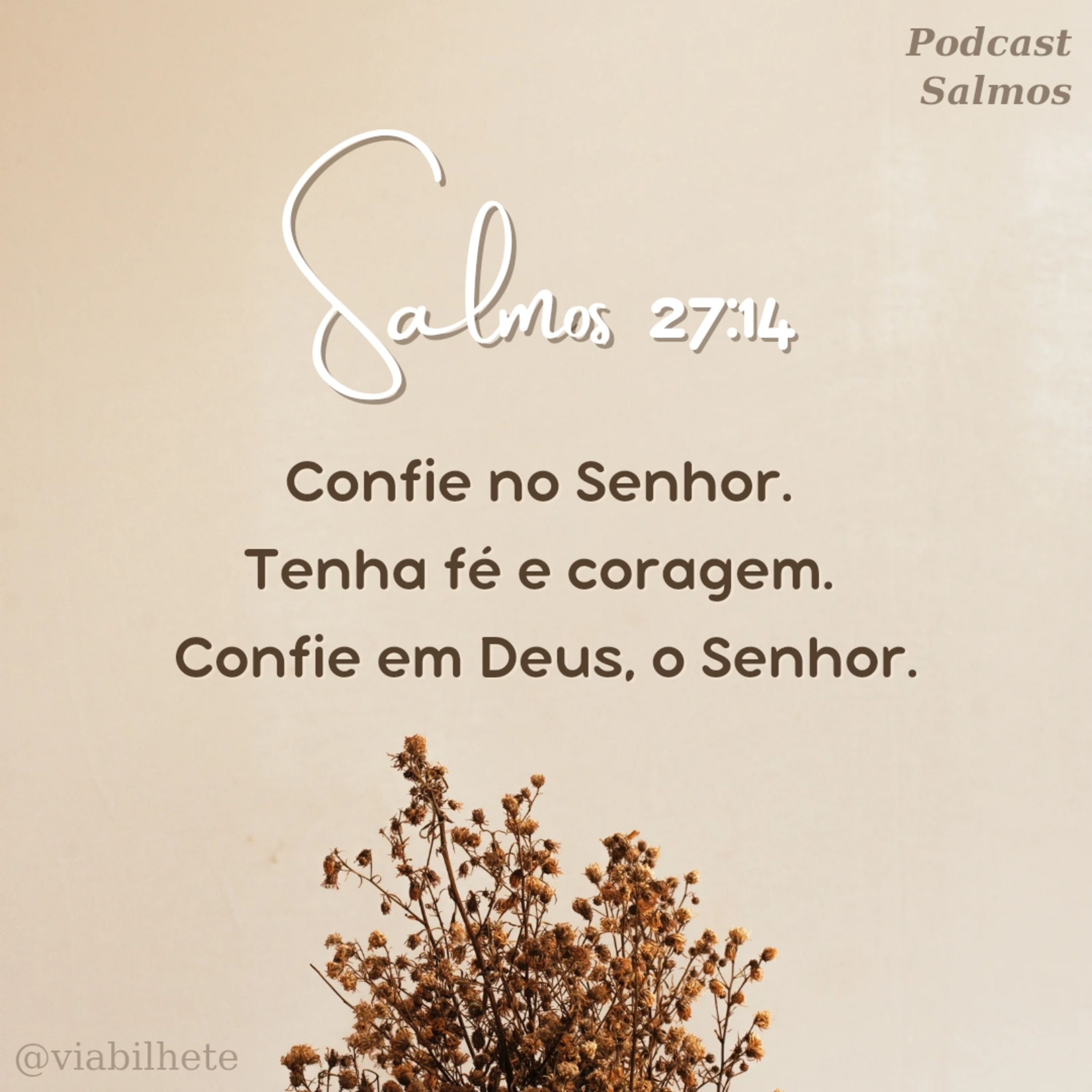 Confiança, fé e coragem no Senhor. episode artwork