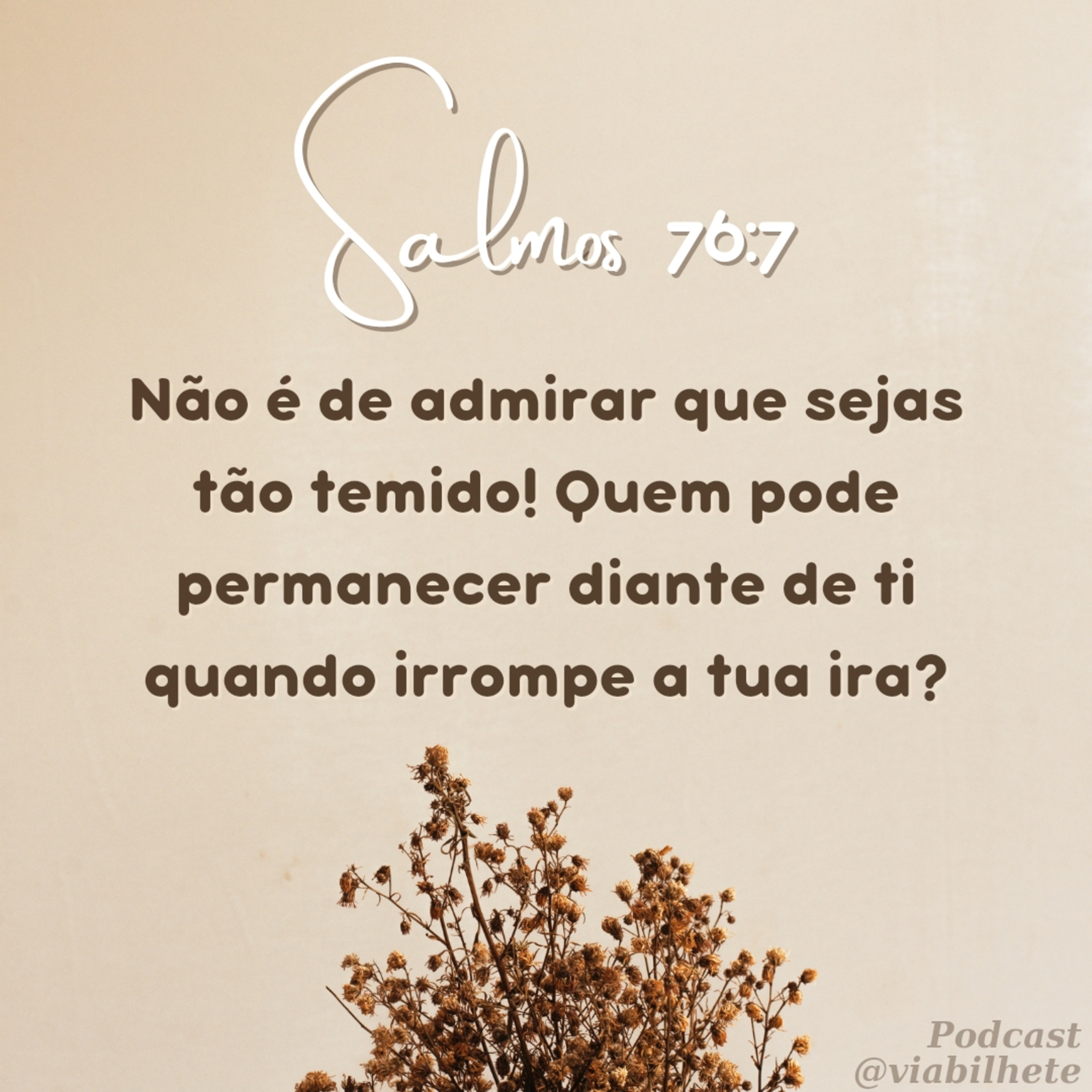 Só Deus pode julgar, seja temente a Ele. episode artwork