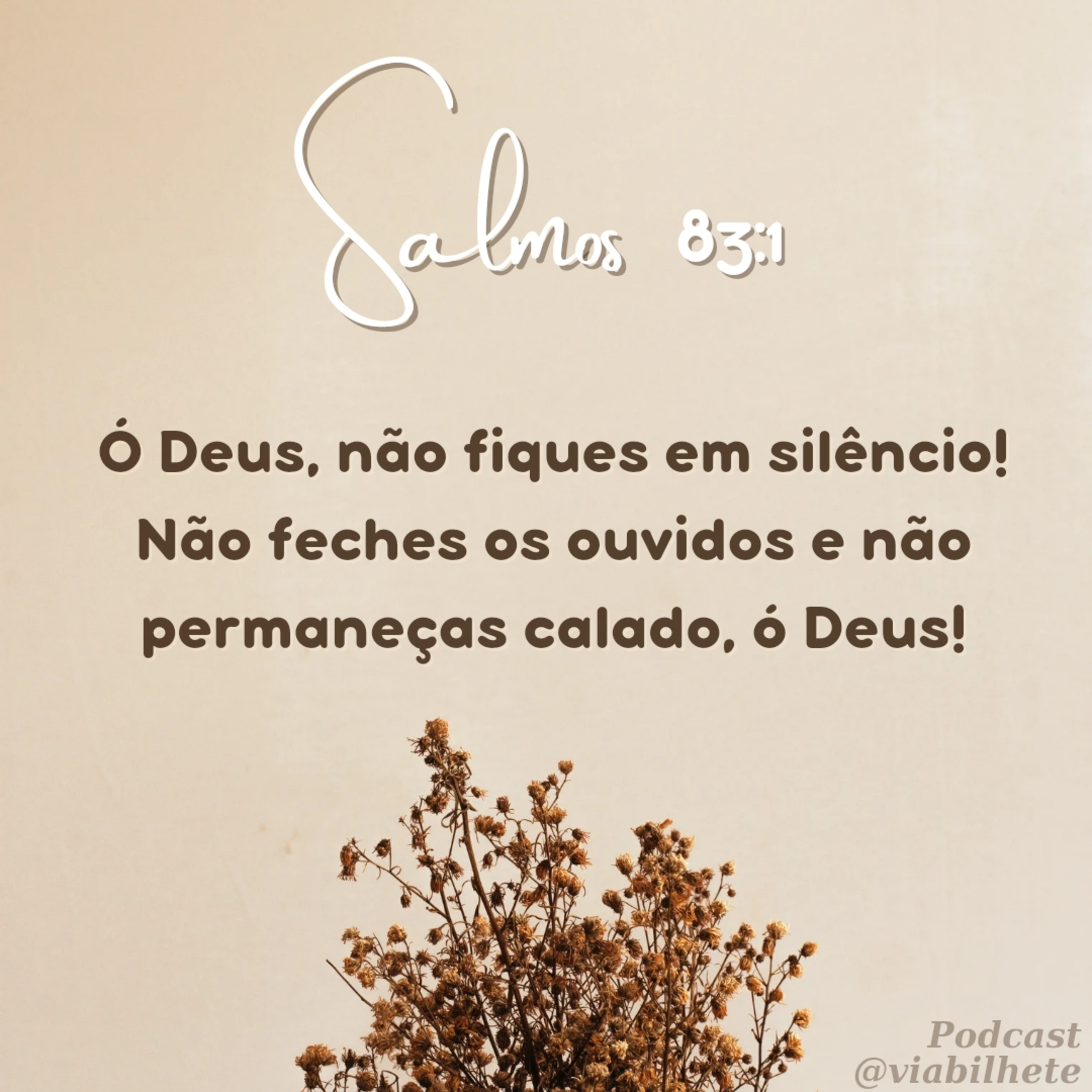 Deus não está em silêncio, Ele te ouve. episode artwork