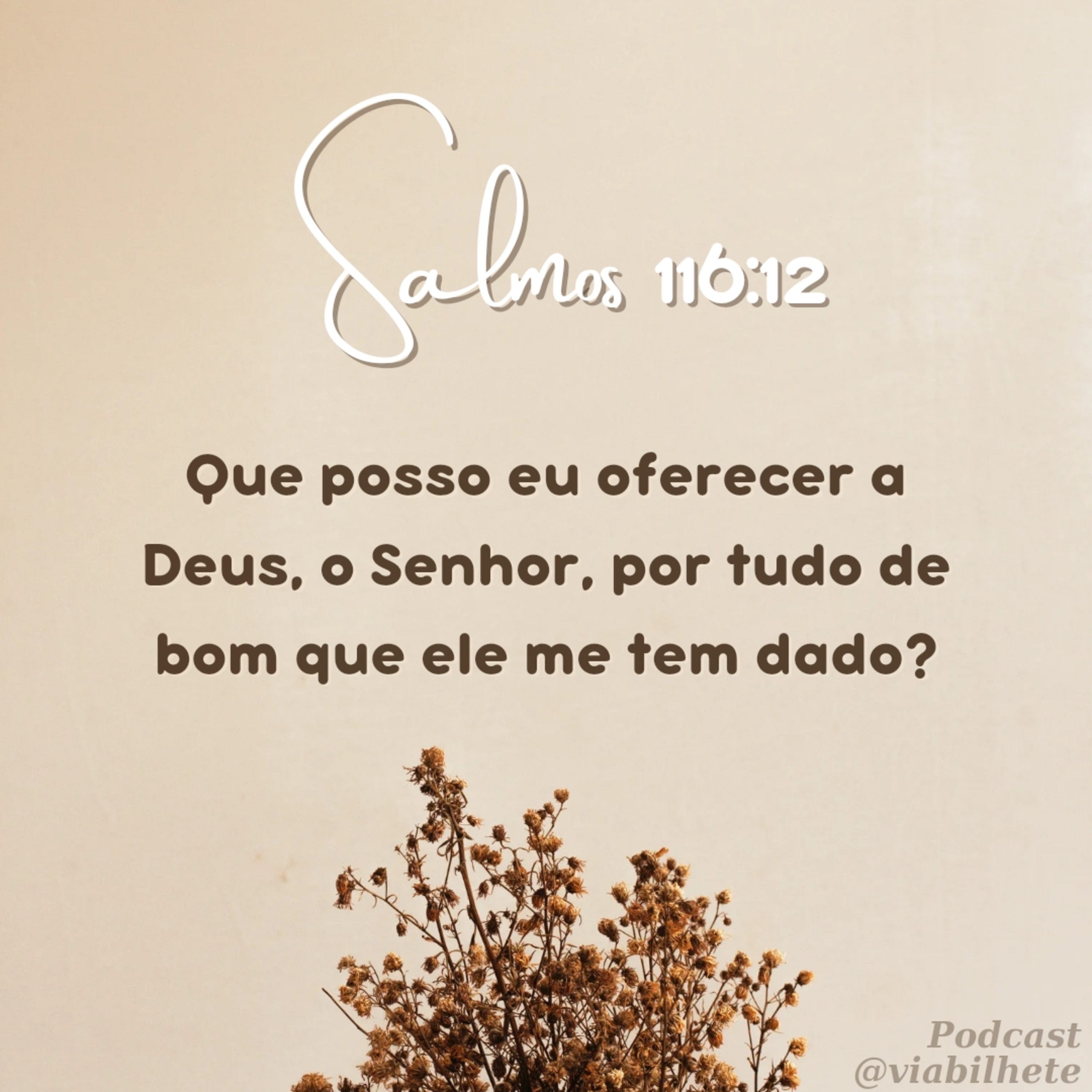 Que posso oferecer a Deus por tudo que Ele faz por mim? episode artwork