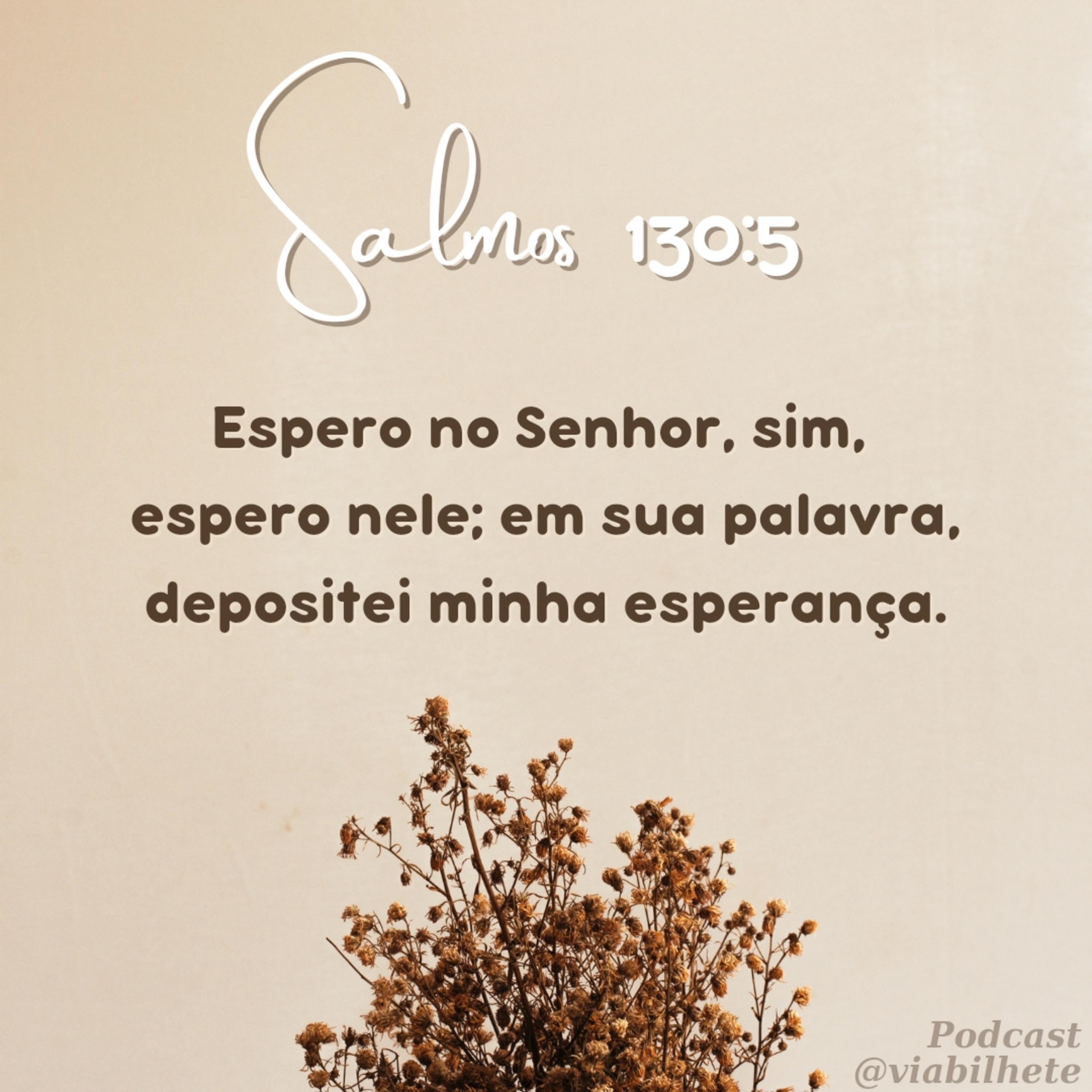 Na sua espera, busque esperança no Senhor. episode artwork
