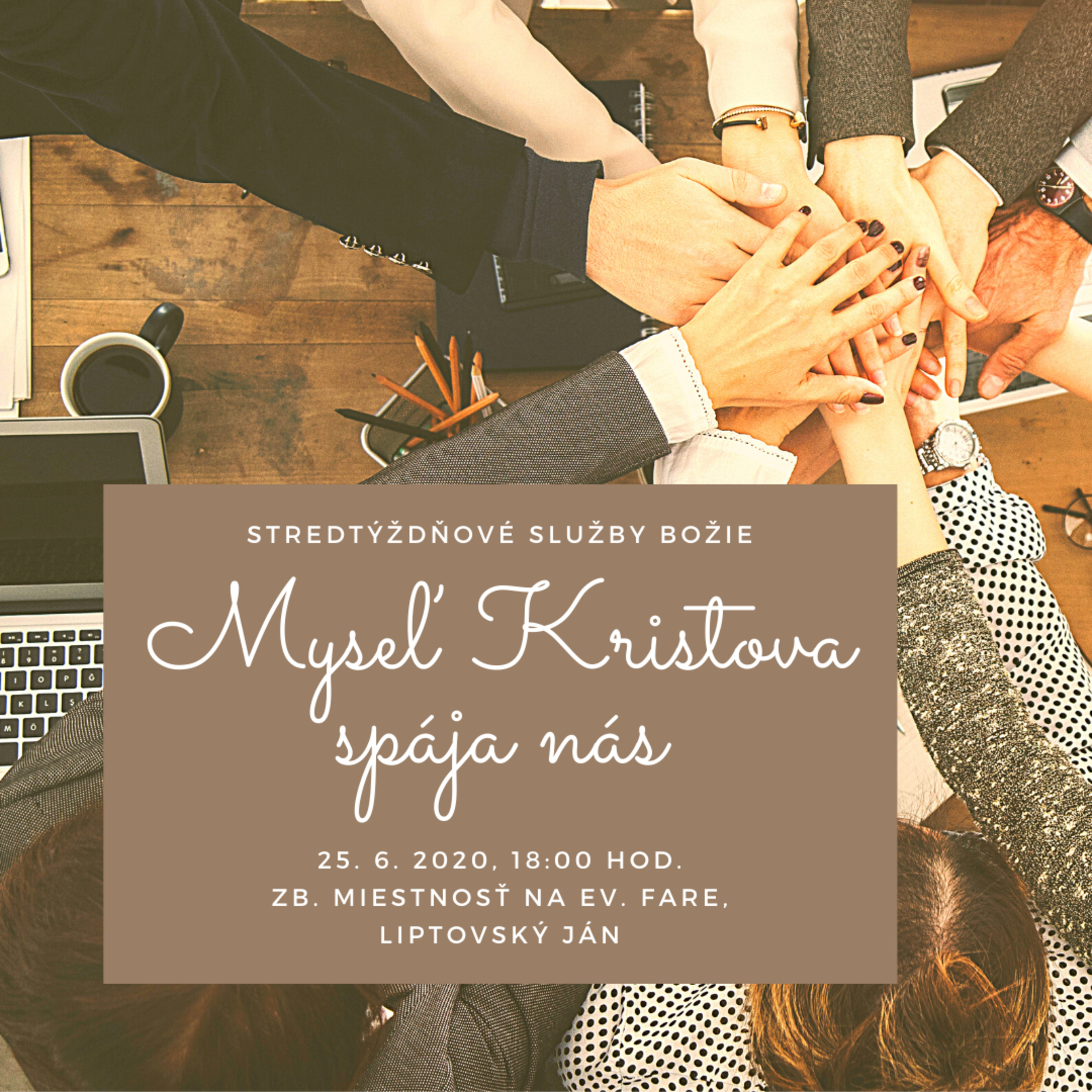 Služby Božie 25. 6. 2020 | Myseľ Kristova spája nás
