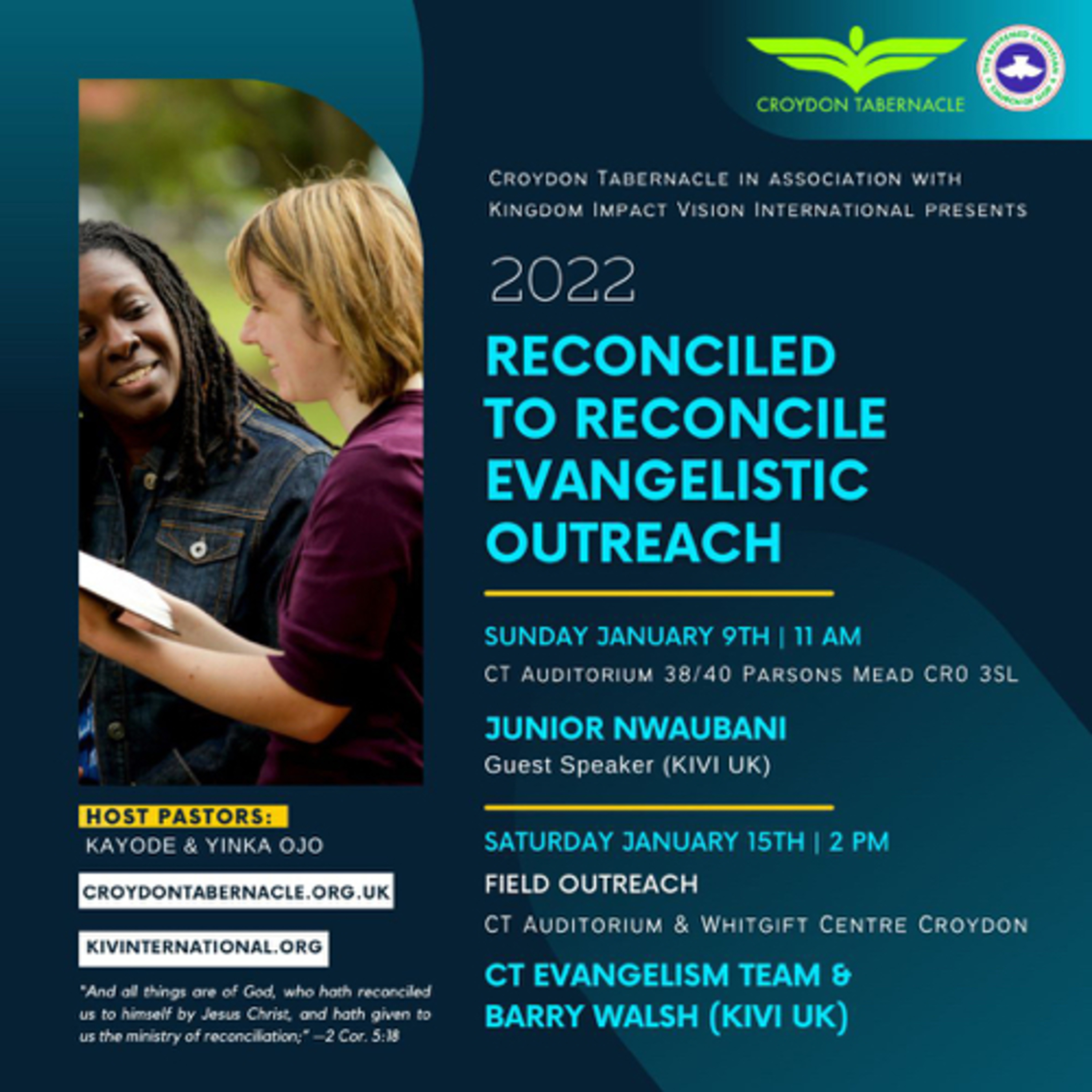 Reconciled to Reconcile Evangelistic Outreach episode artwork