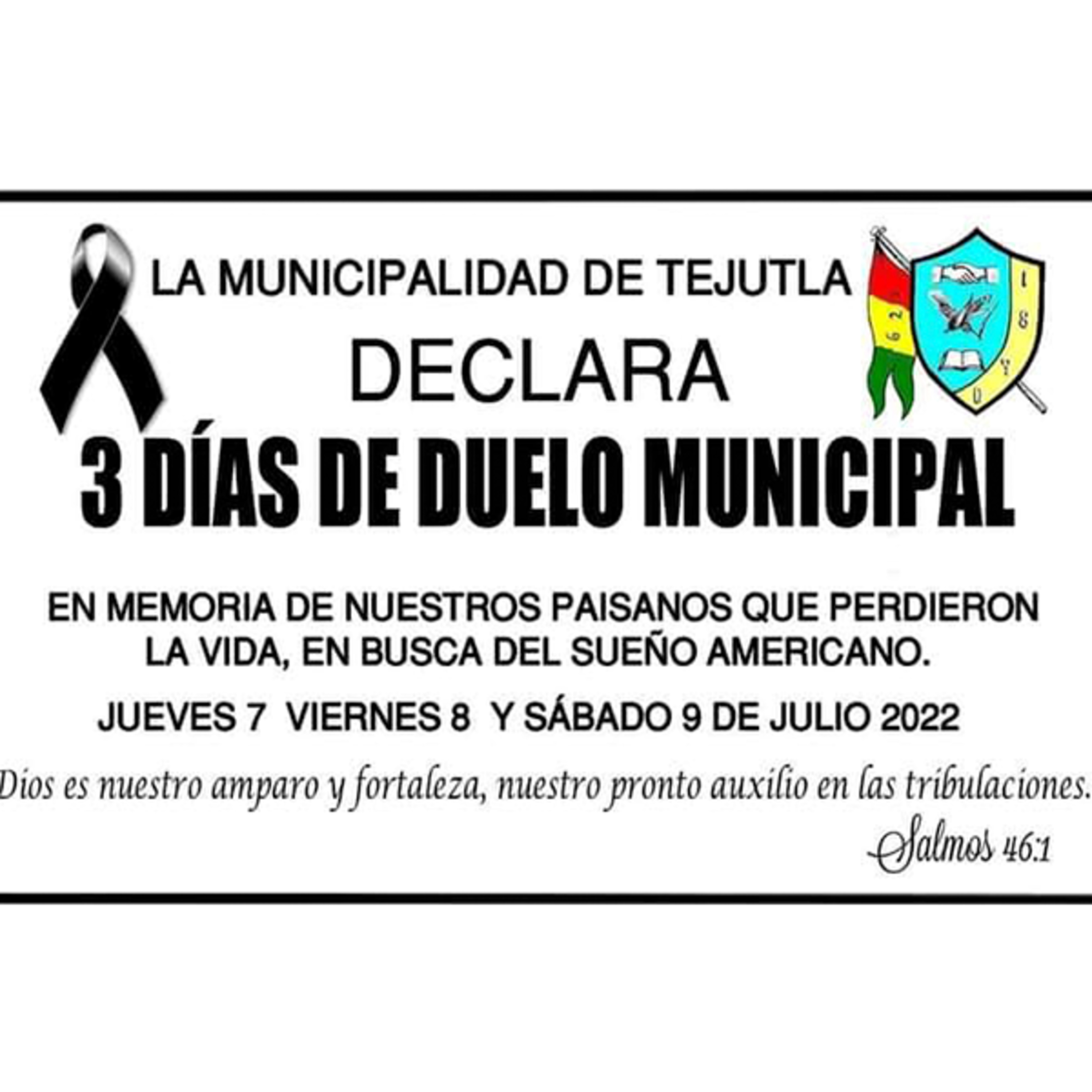 Declaran 3 días de duelo en el municipio de Tejutla, San Marcos episode artwork