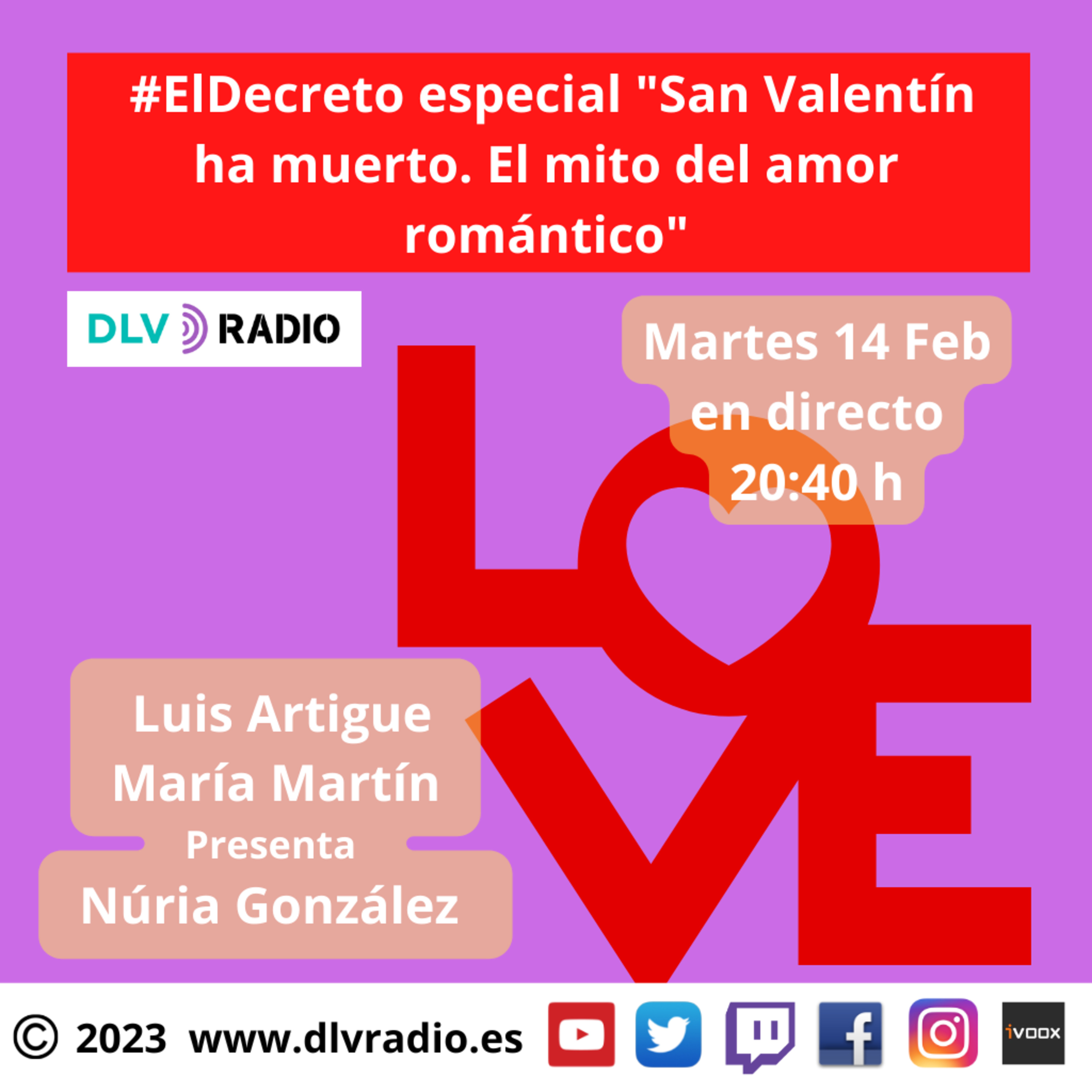 San Valentín ha muerto. El mito del amor romántico