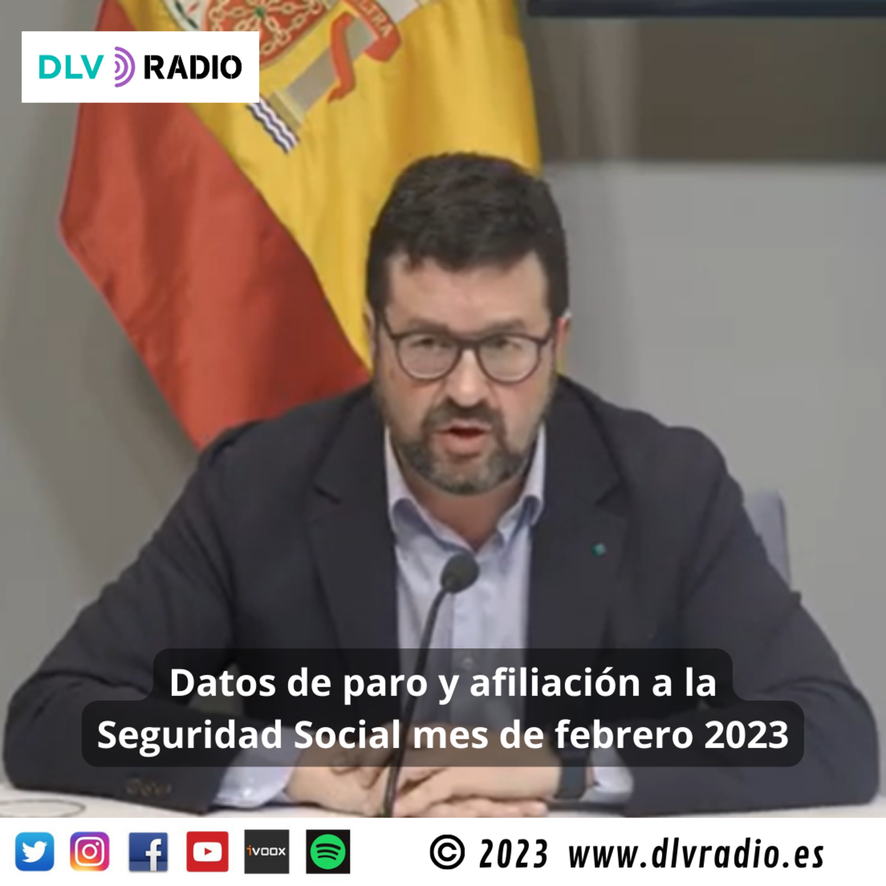 Datos de paro y afiliación a la Seguridad Social mes de febrero 2023