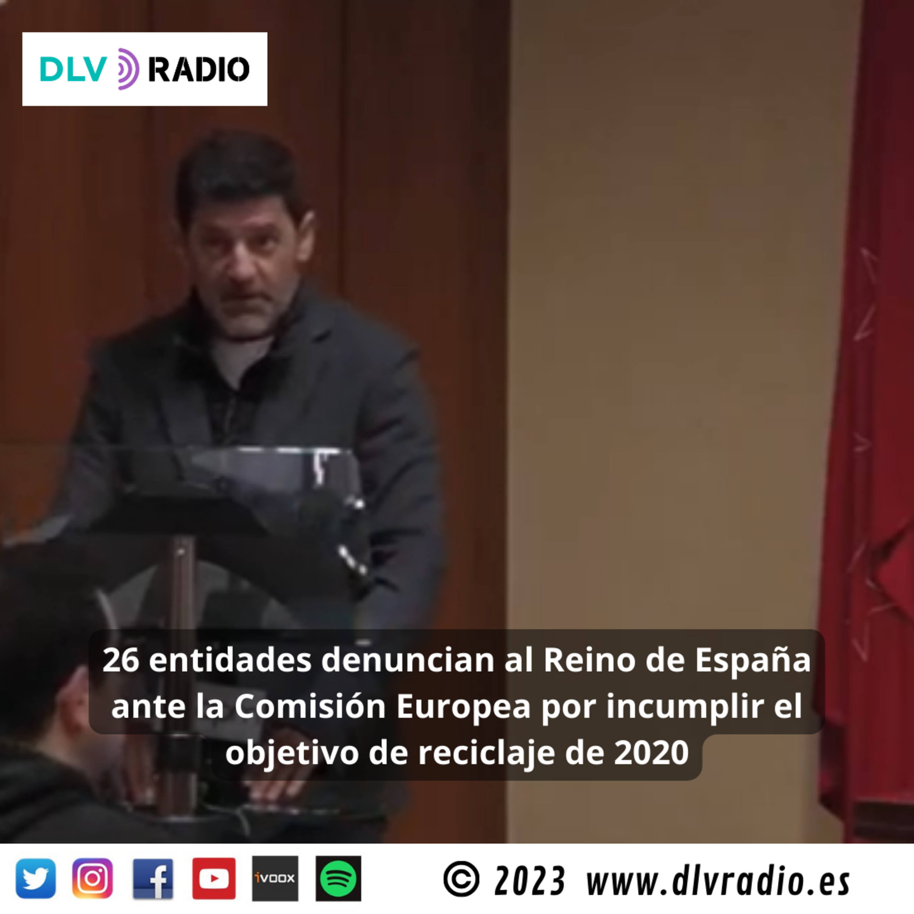 26 entidades denuncian al Reino de España ante la Comisión Europea por incumplir el objetivo de reciclaje de 2020