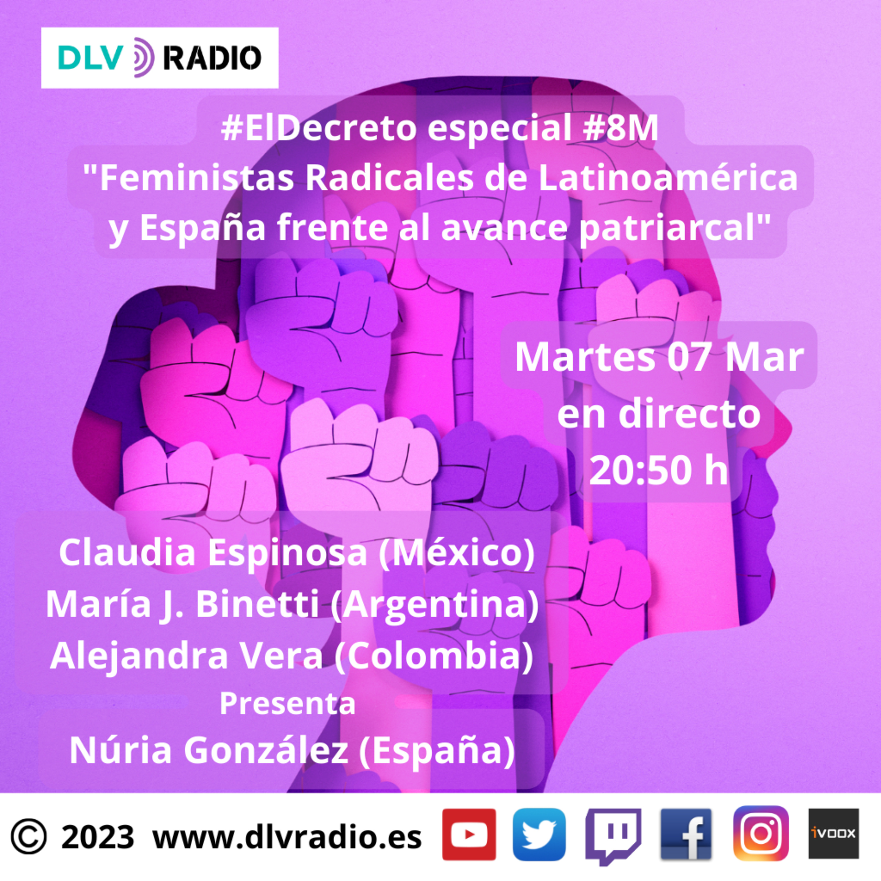 #8M Feministas Radicales de Latinoamérica y España frente al avance patriarcal
