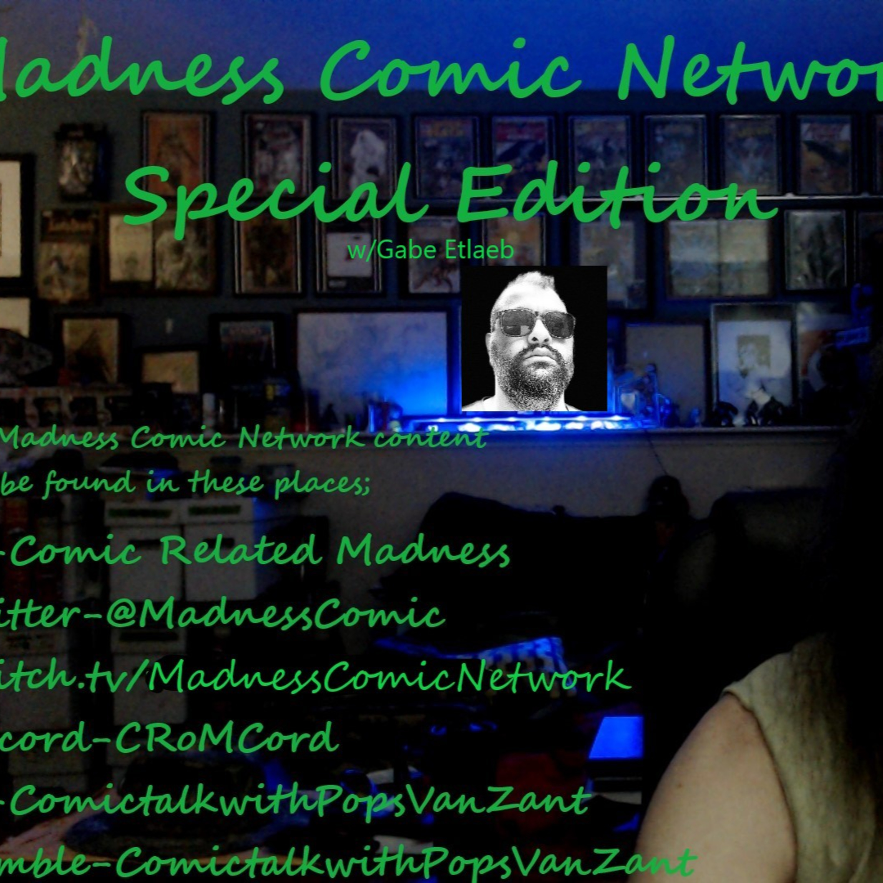 Introduction to the Madness Comic Network episode artwork