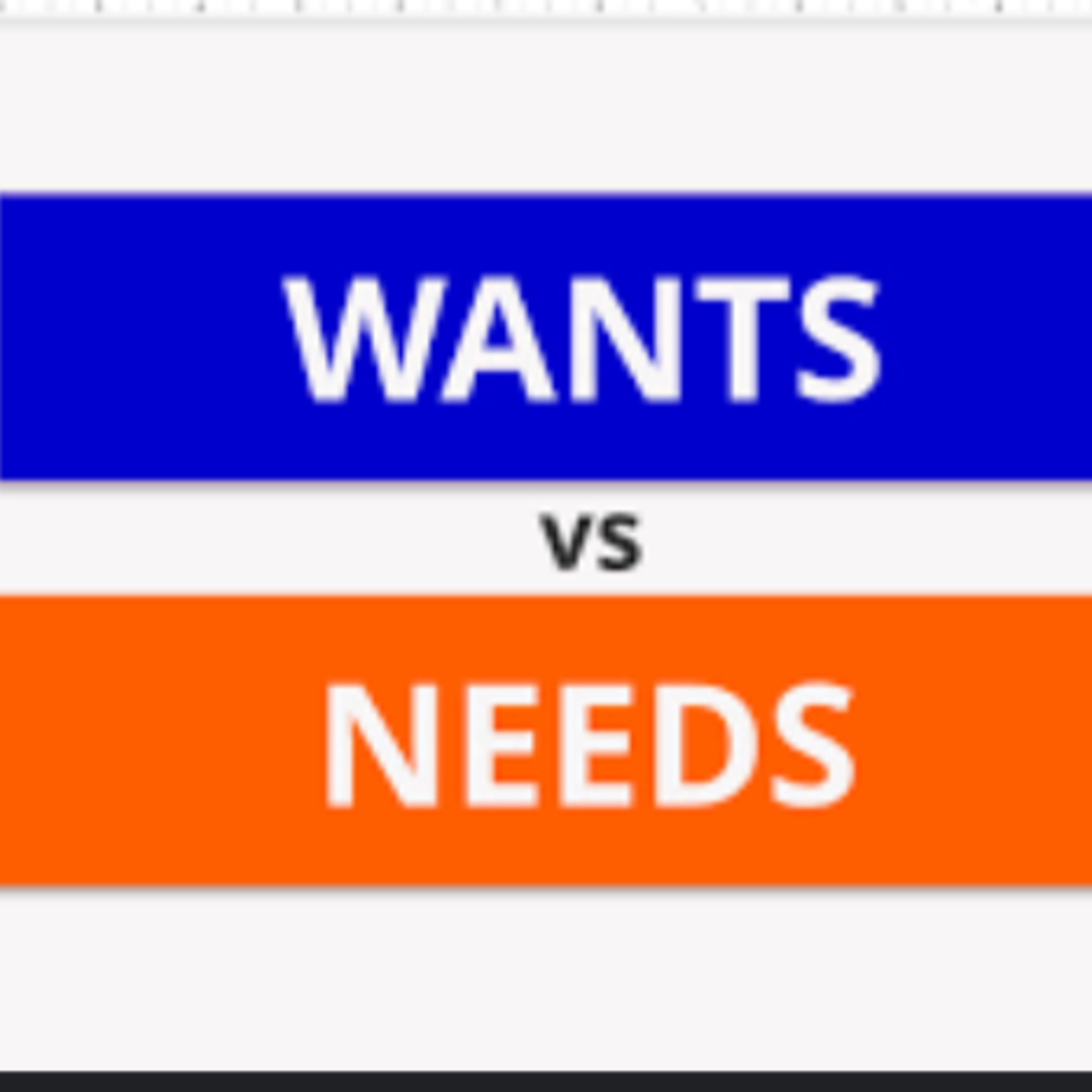 “Wants & Needs “ episode artwork