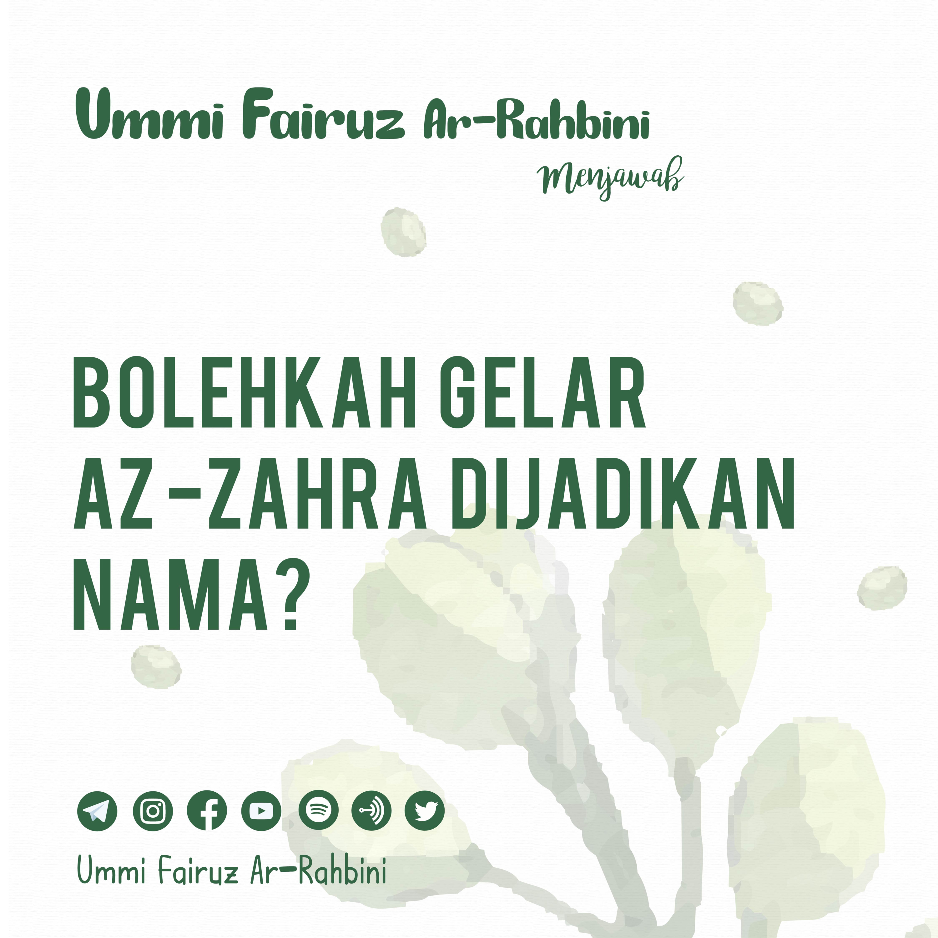 Ummi Fairuz Ar-Rahbini