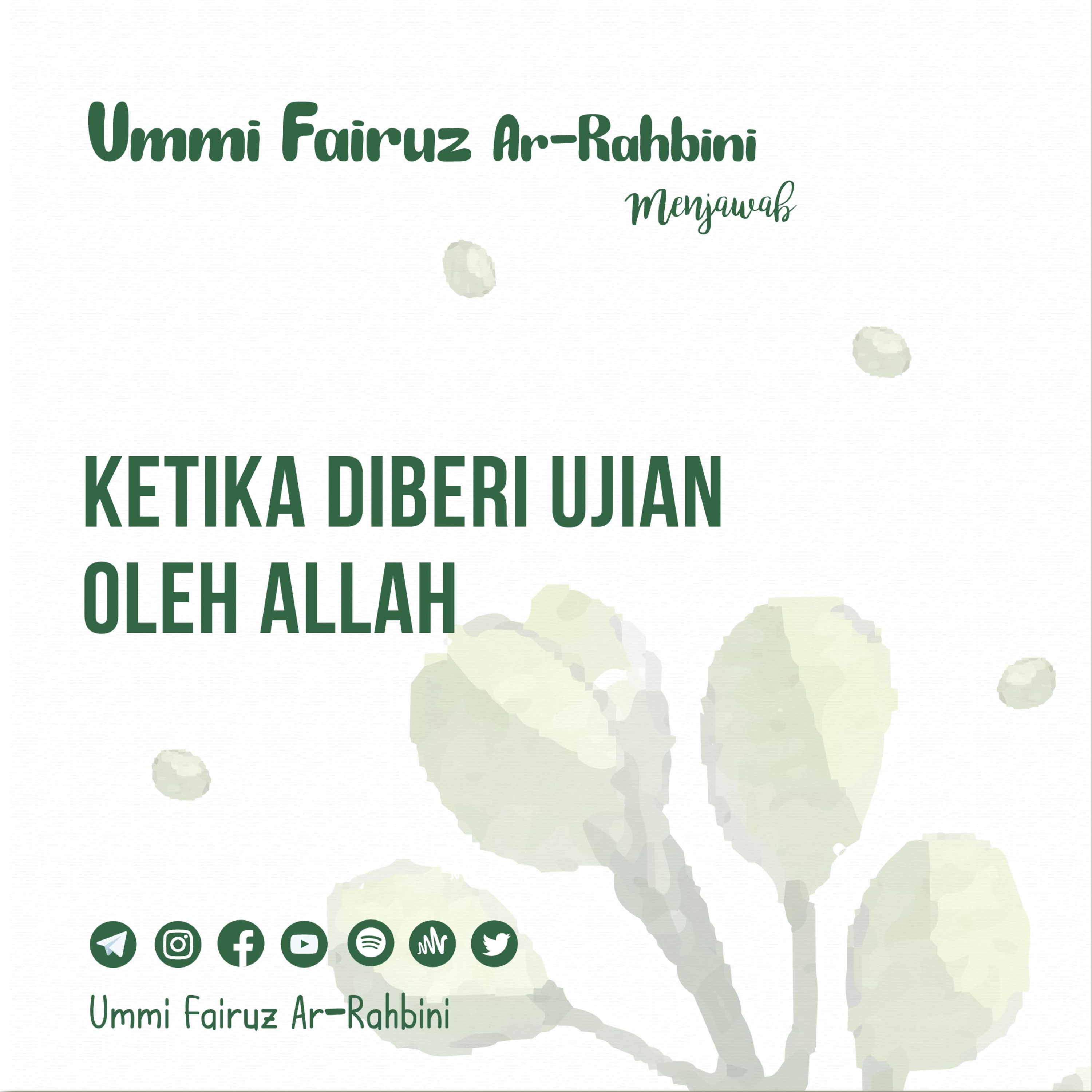 Ketika Diberi Ujian Oleh Allah - Ummi Fairuz Ar-Rahbini Menjawab episode artwork
