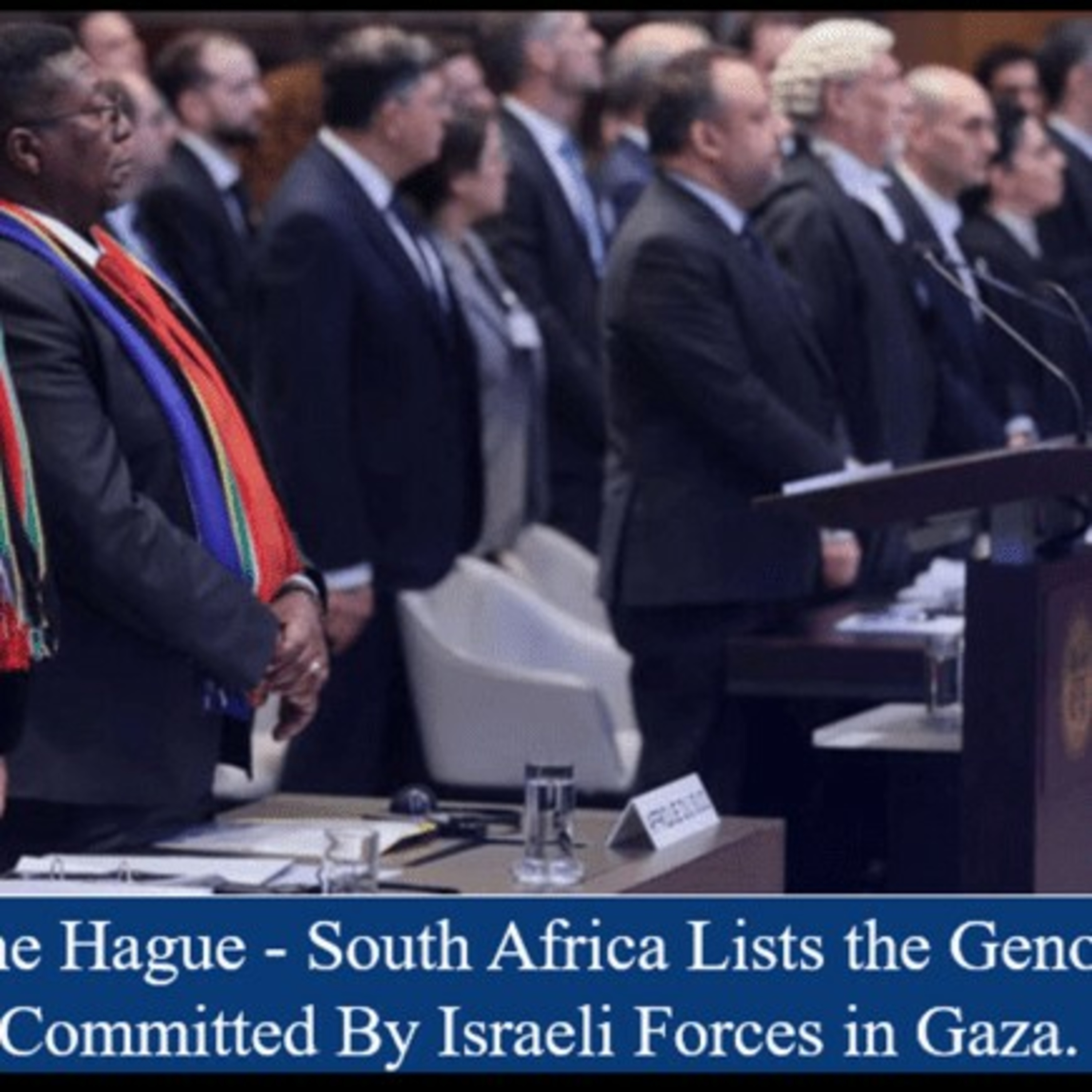 'Grandstanding' South Africa Lists the Genocidal Acts by Israeli Forces episode artwork
