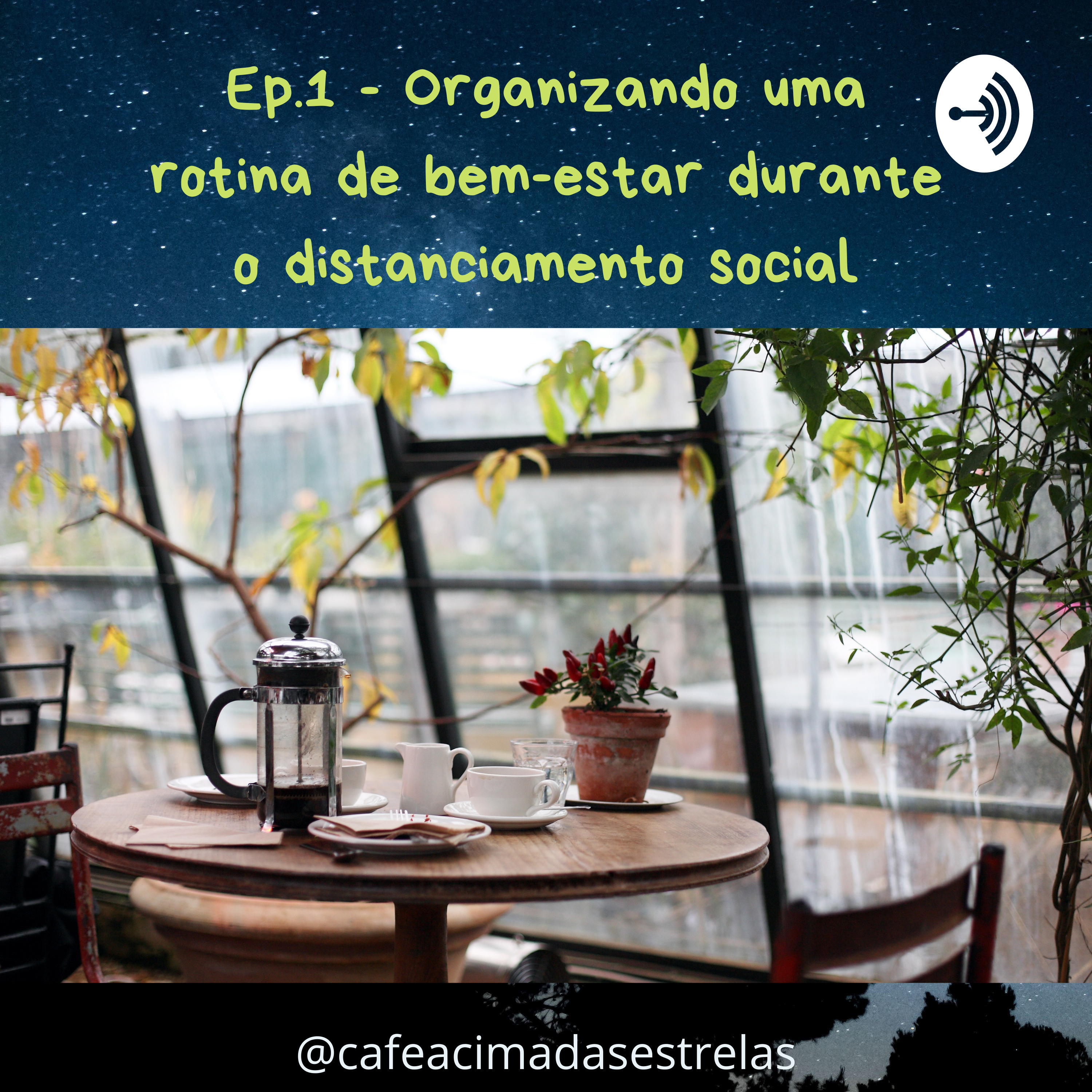 Café acima das estrelas