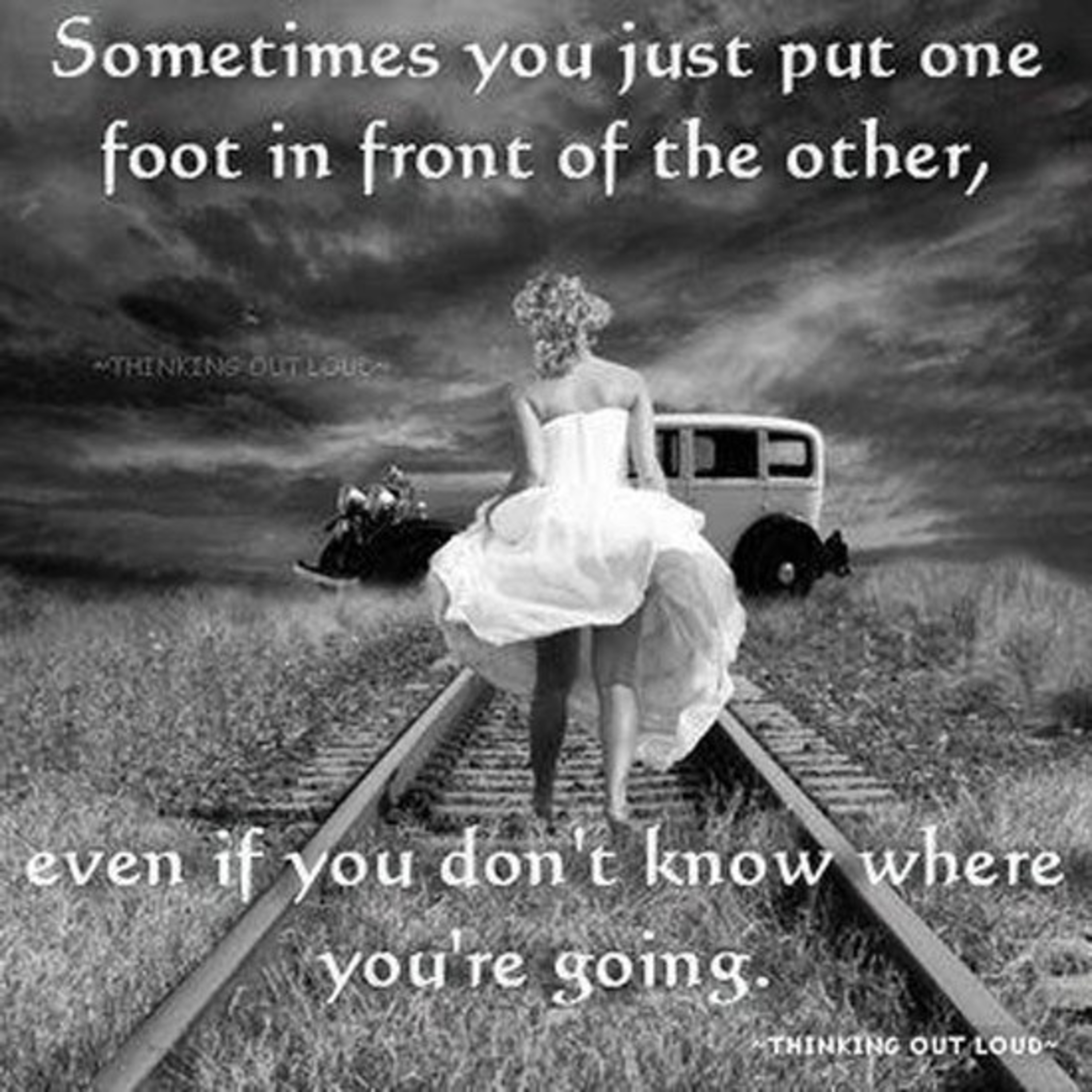 One Foot in Front of the Other