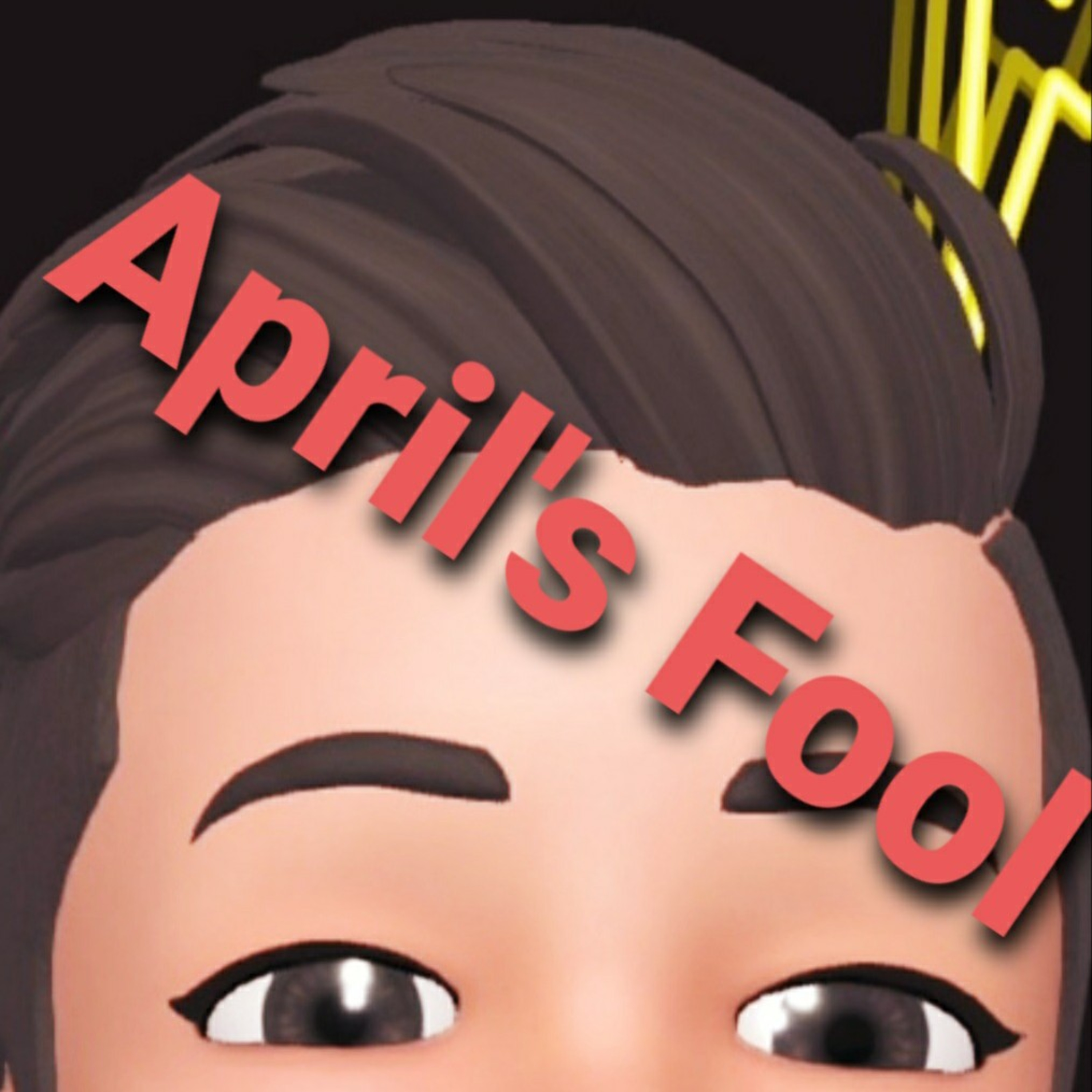 Between You and Me it sticks out abit for April fools