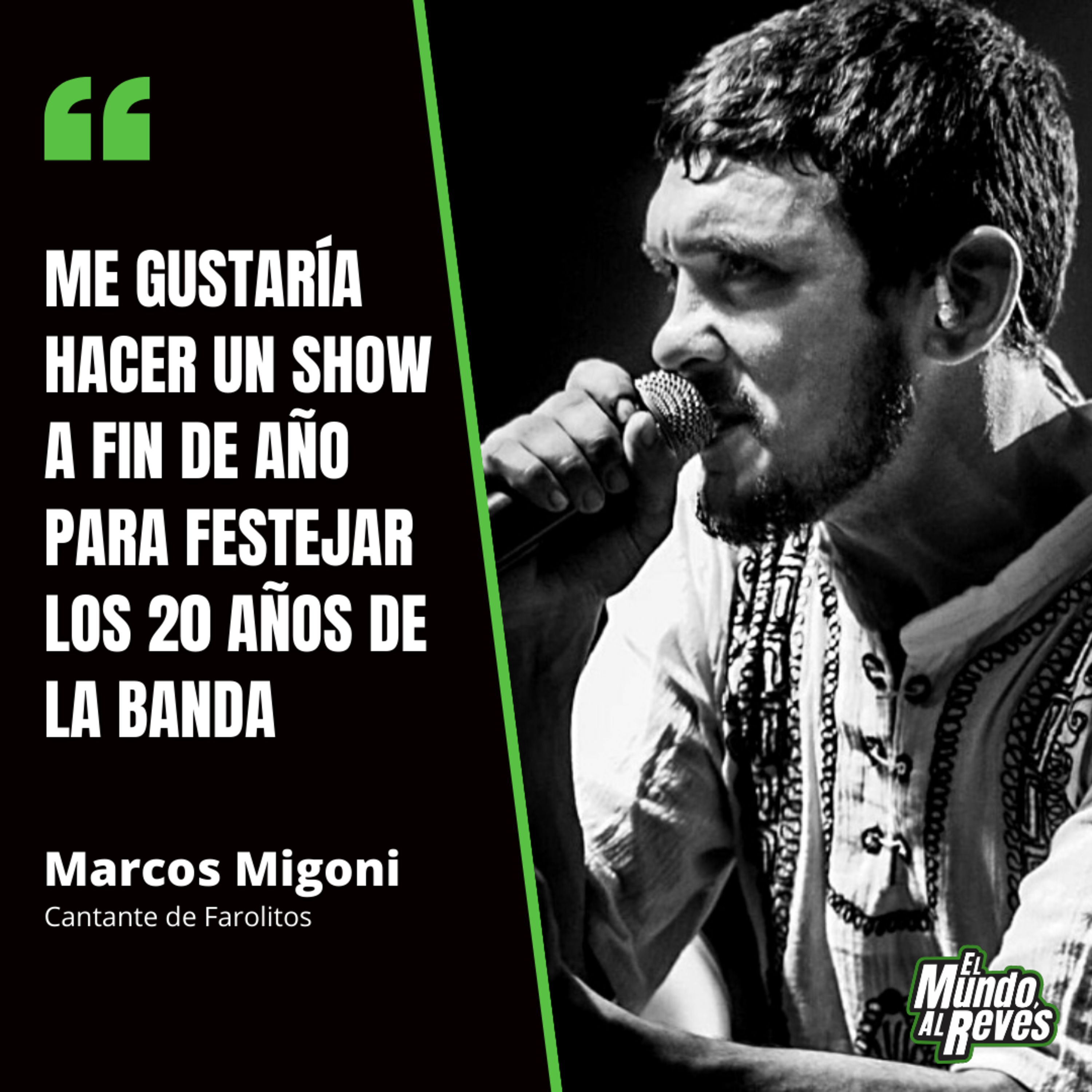 FAROLITOS ESTRENÓ SU NUEVO VIDEOCLIP ´ARRASTRANDO´: ENTREVISTA A MARCOS MIGONI episode artwork