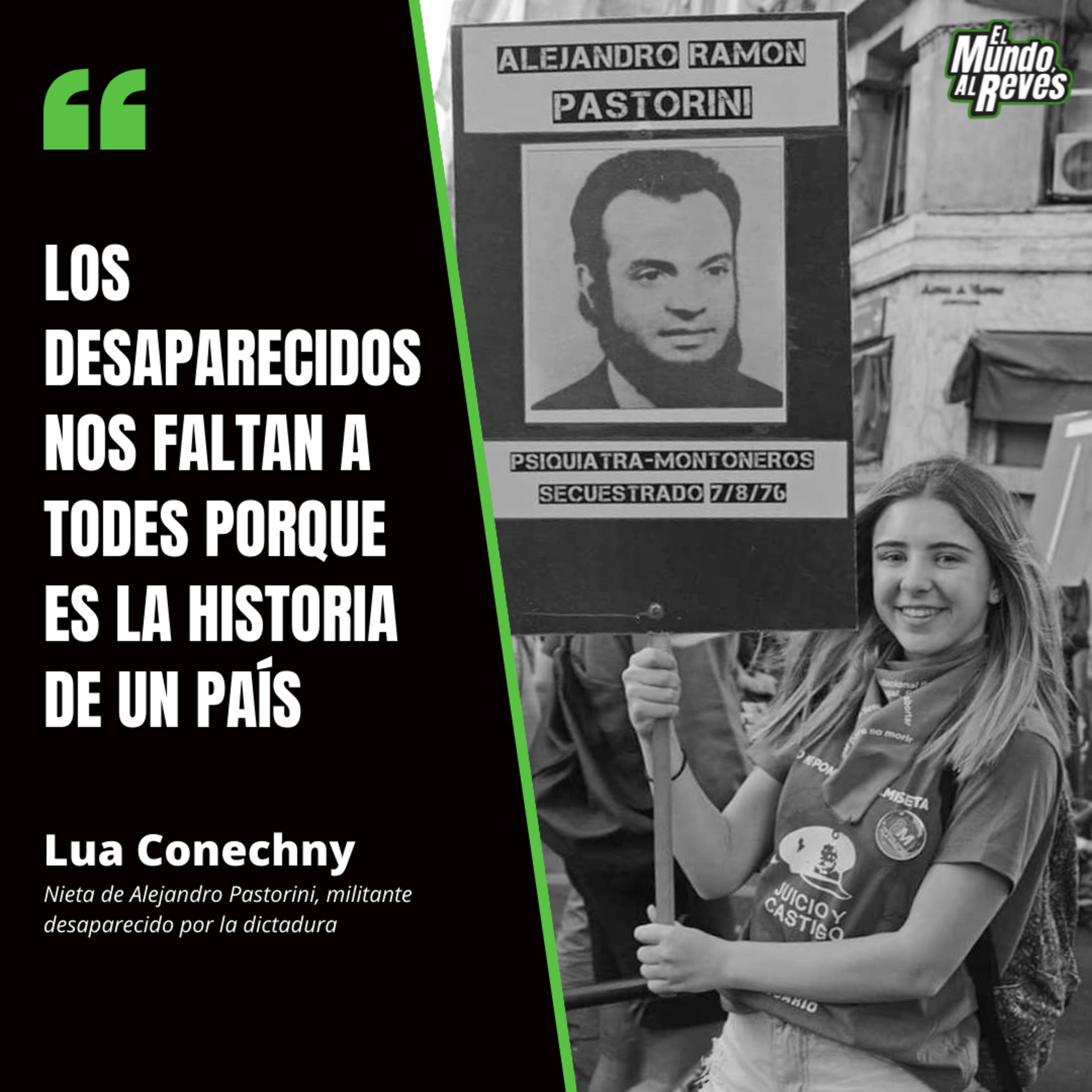 Nietxs retoman la ronda de las Madres y Abuelas | Entrevista a Lua Conechny, nieta de Alejandro Pastorini.  episode artwork