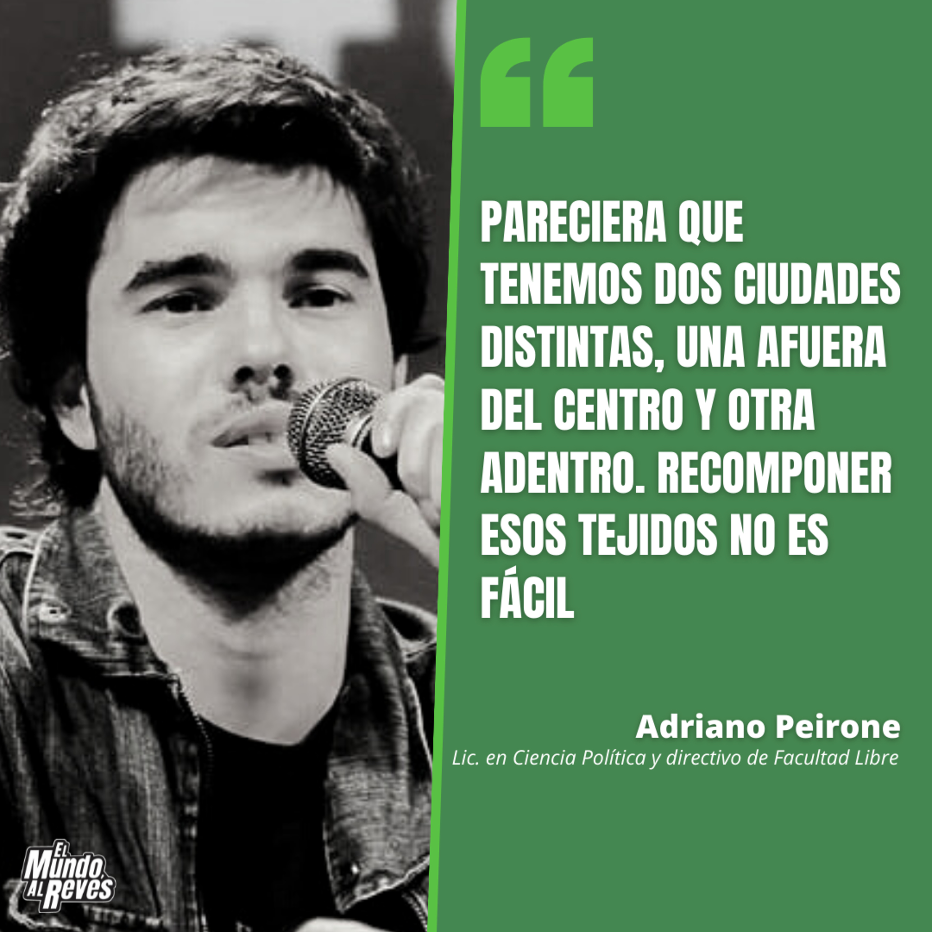 Lanzamiento de la Escuela de Estudios Sociales de la Facultad Libre - Entrevista a Adriano Peirone episode artwork