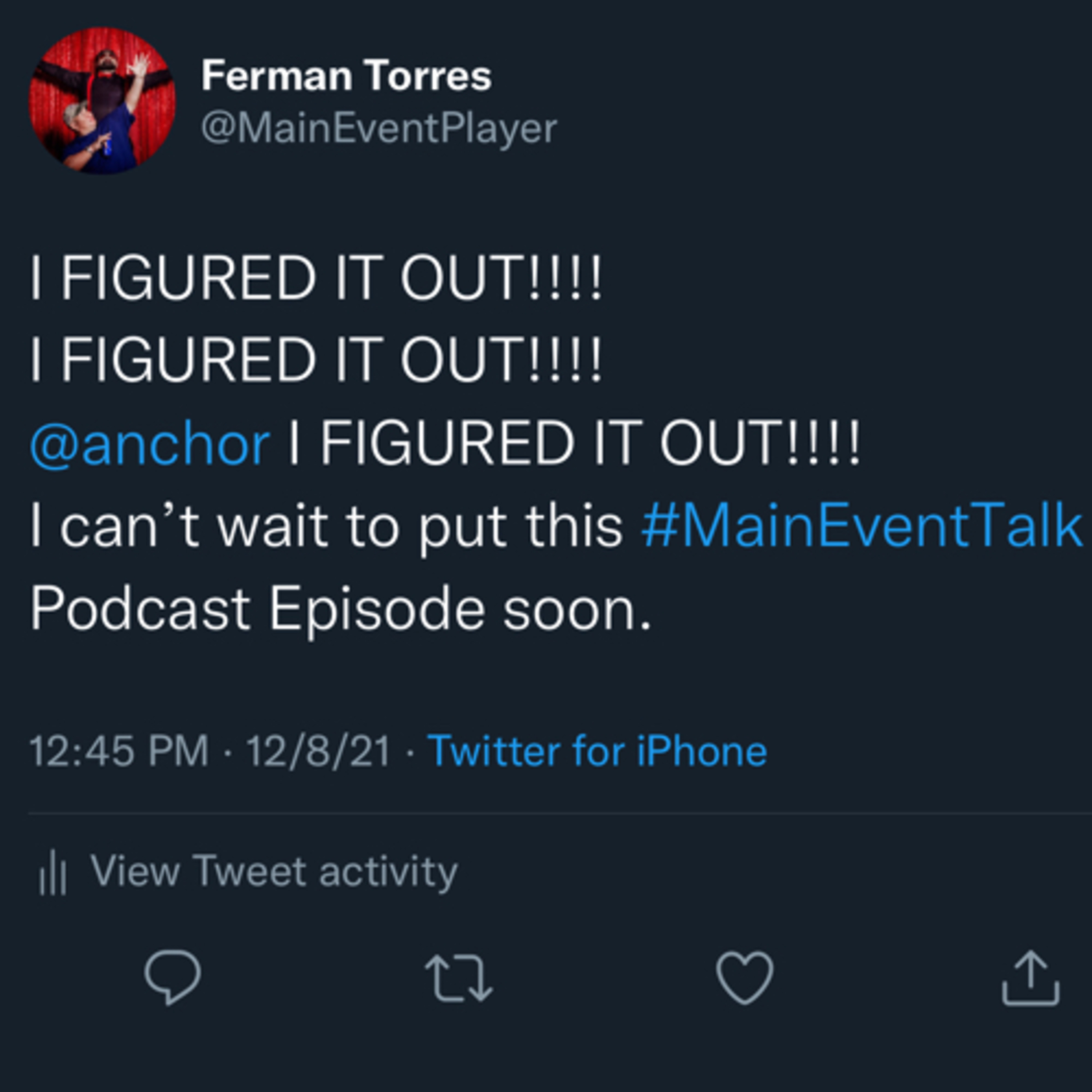 Main Event Talk Podcast: I’ve Figured It Out! Episode 188 episode artwork
