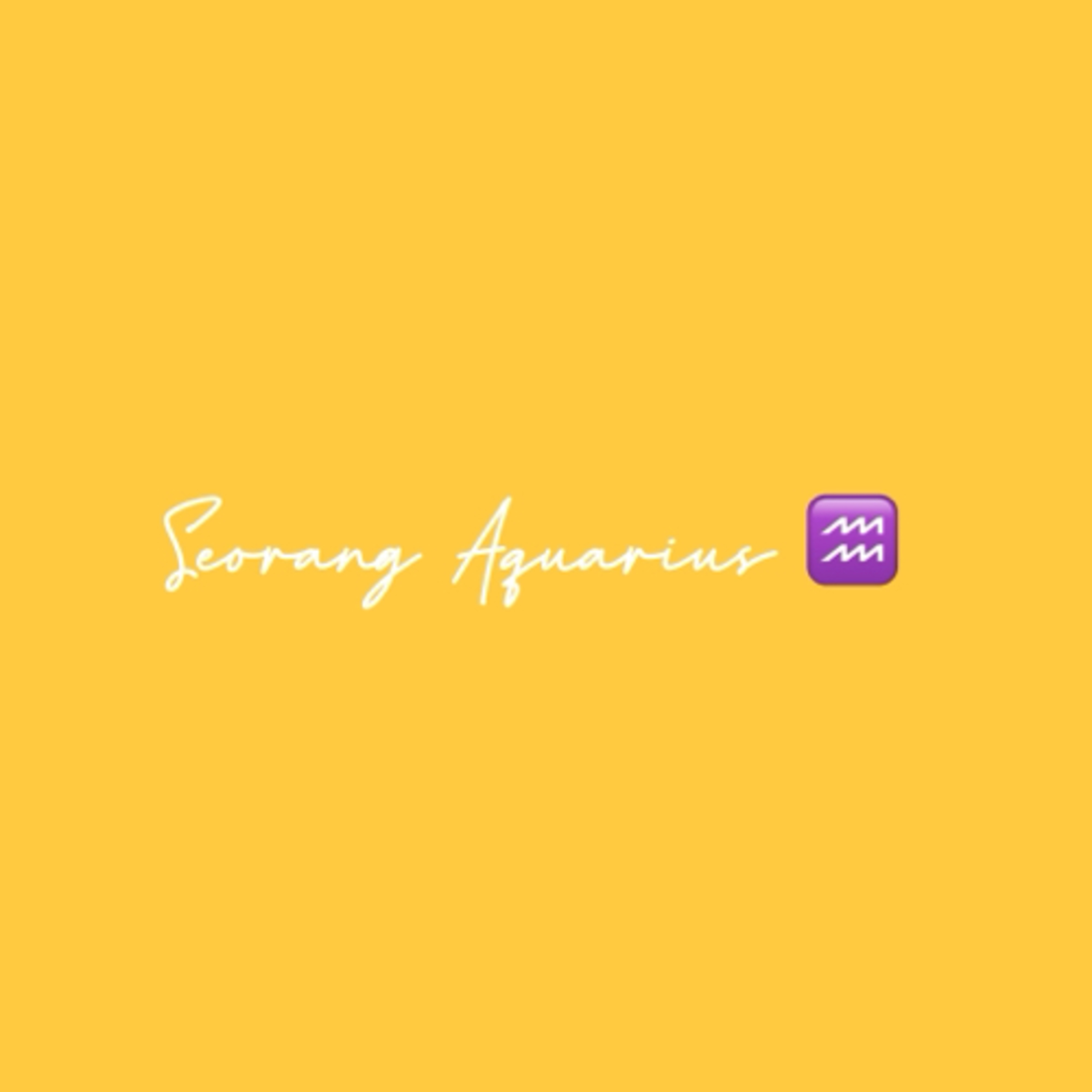 Seorang Aquarius ♒️ episode artwork