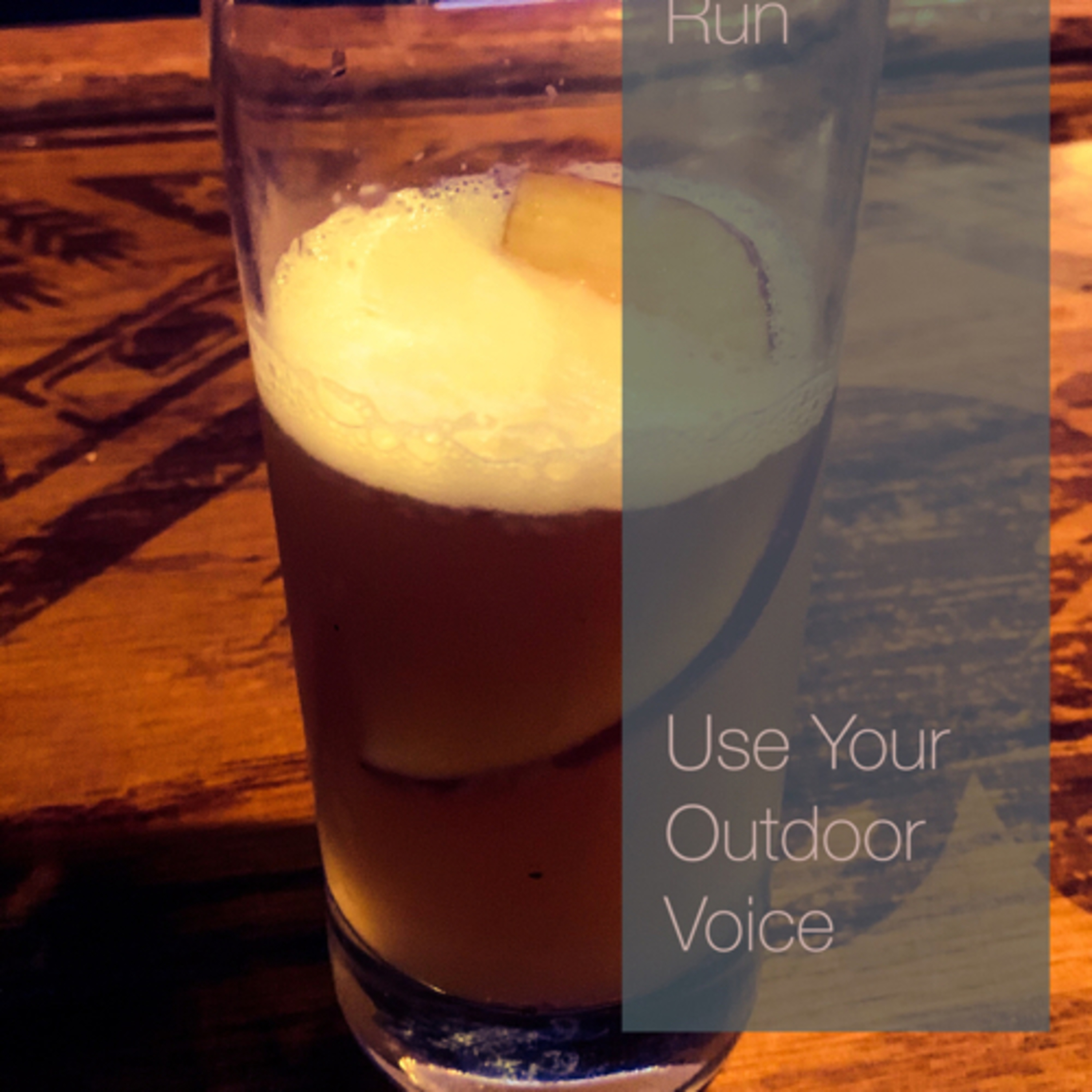 Use Your Outdoor Voice: Cuz’ I can’t hear you... really I can’t.