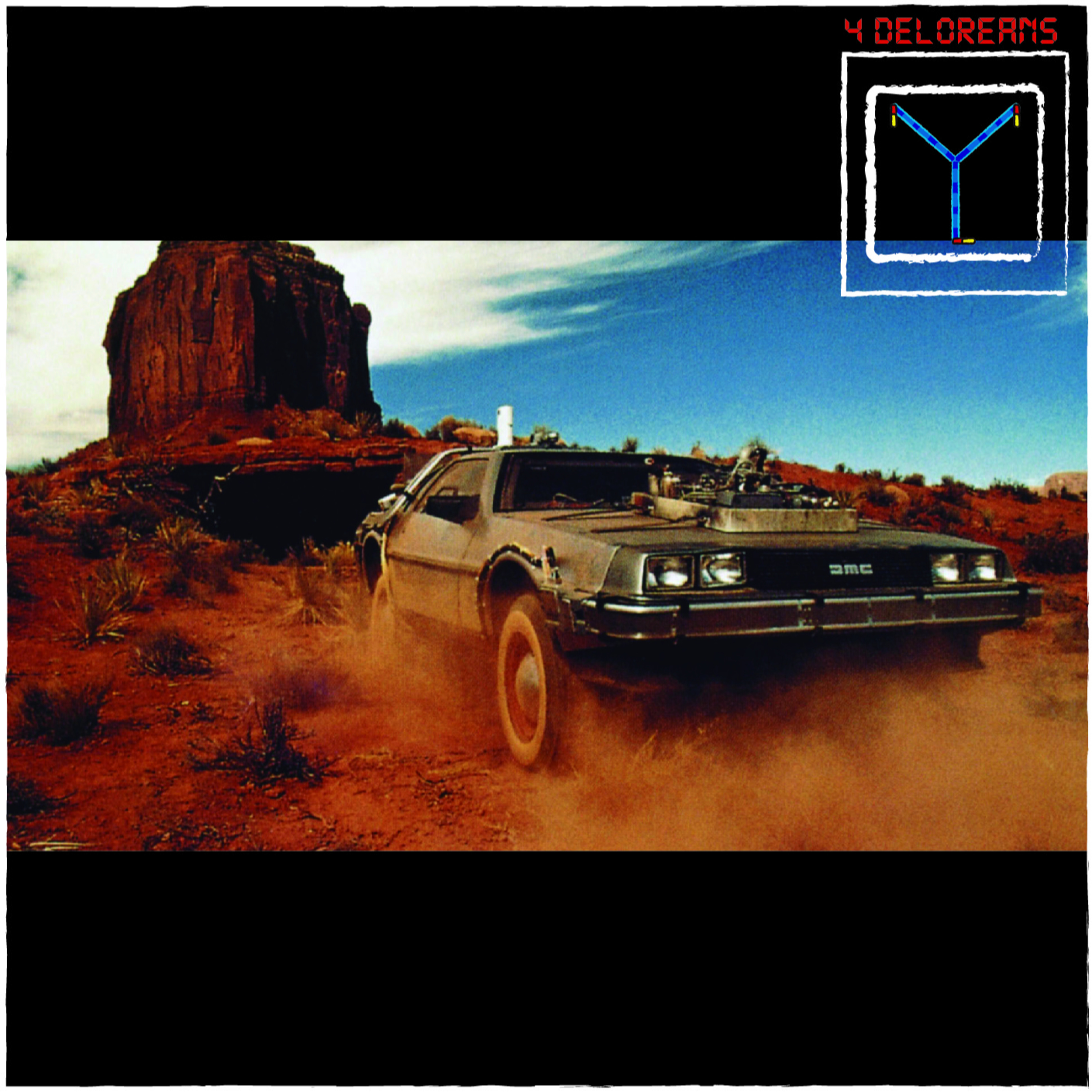 4 Deloreans