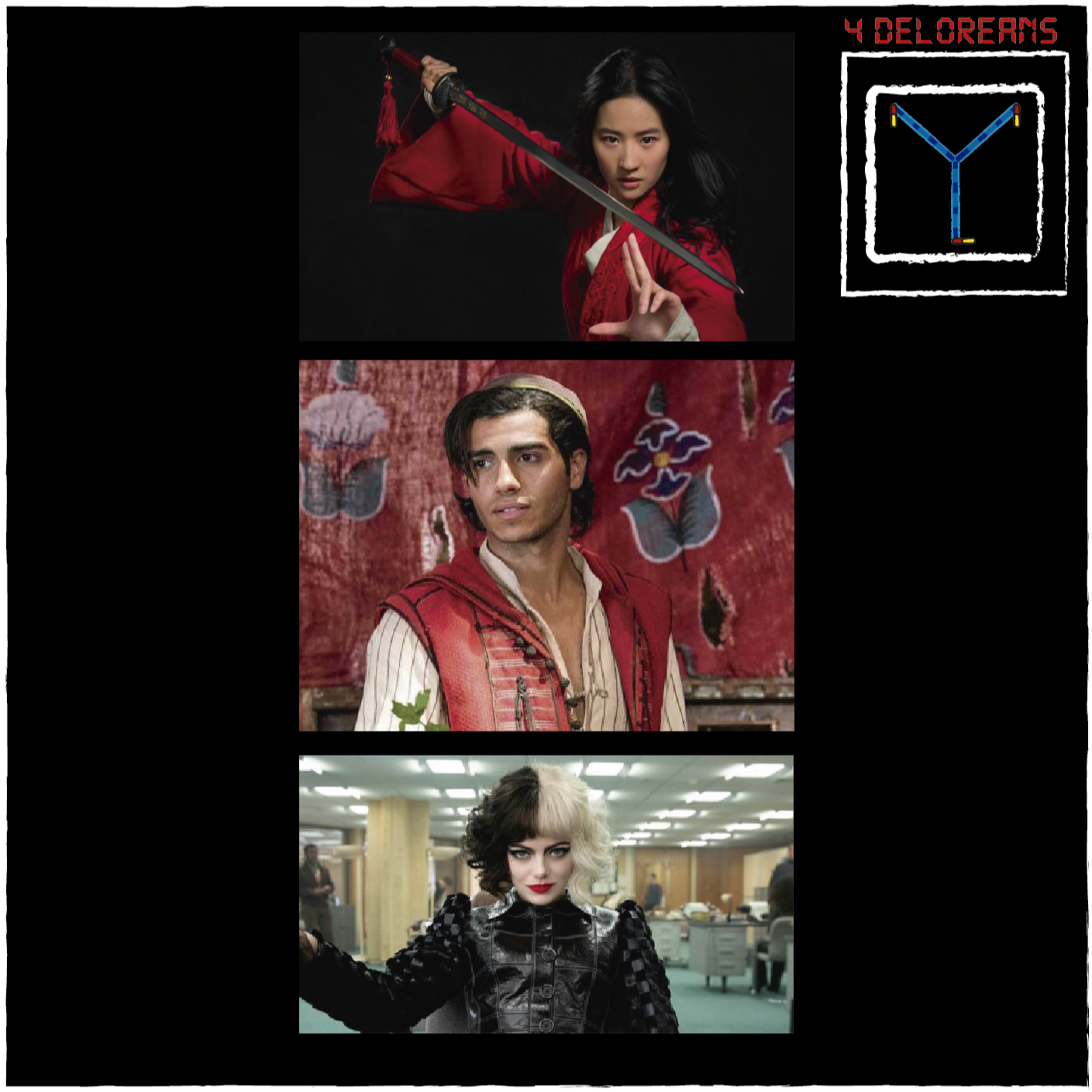 Mulan Aladdin Cruella E147 episode artwork