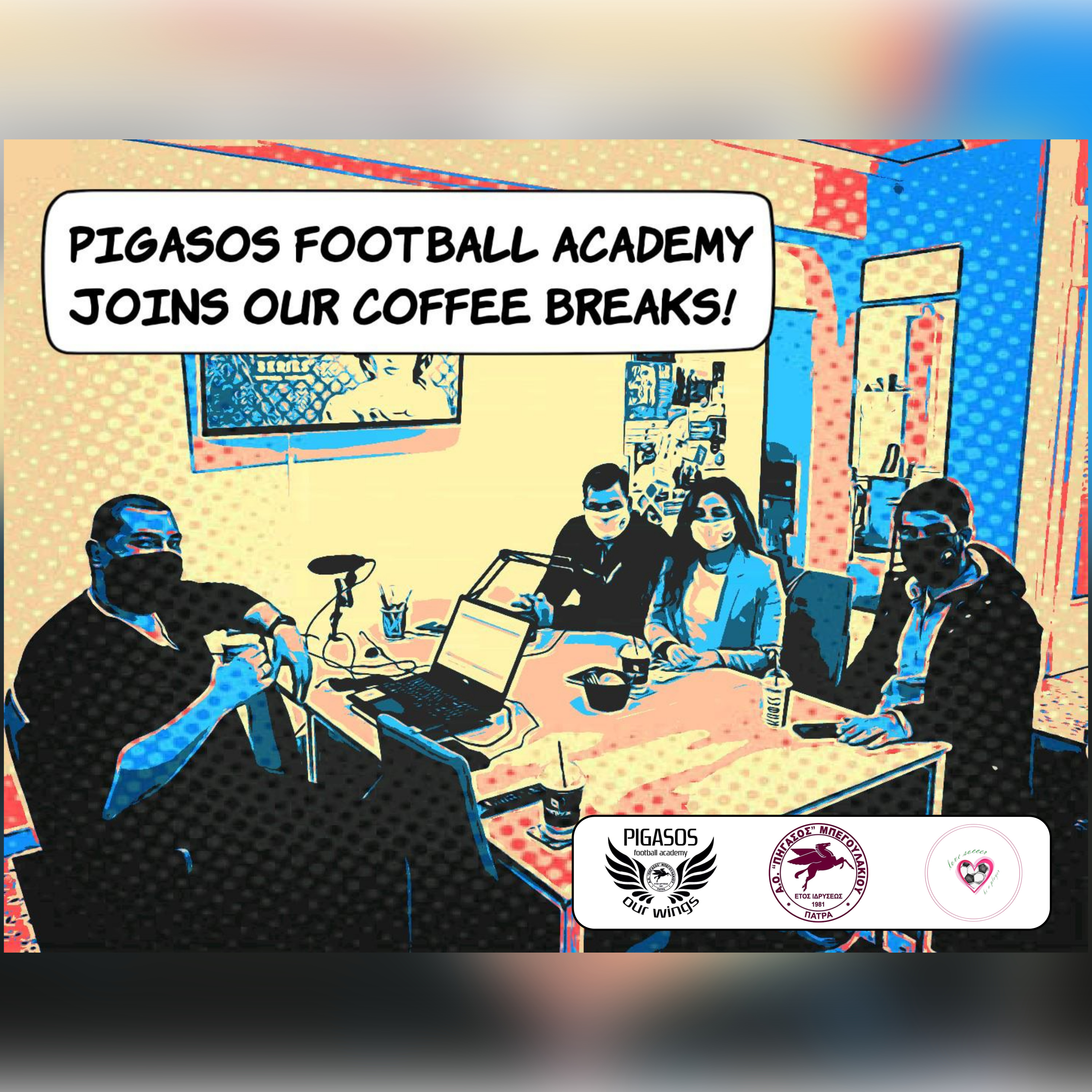 IMA Coffee Break 17 - Pigasos Mpegoulakiou - "Love Soccer, be a player" episode artwork