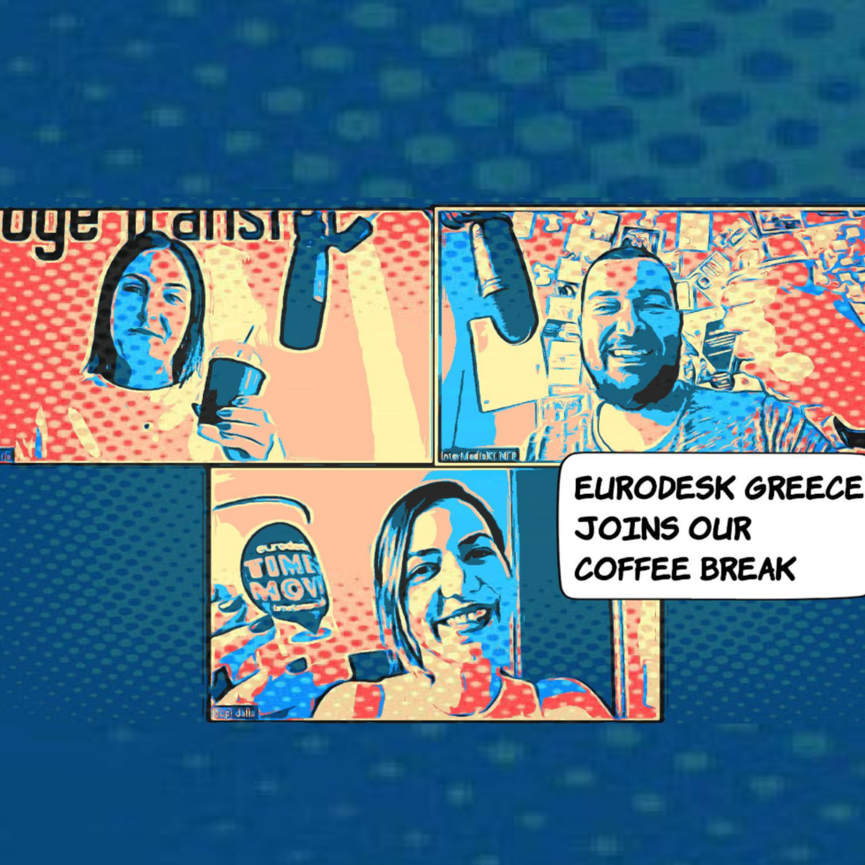 IMA Coffee Break 21 - Popi Dalla & Maria Christodoulou - Eurodesk Greece episode artwork