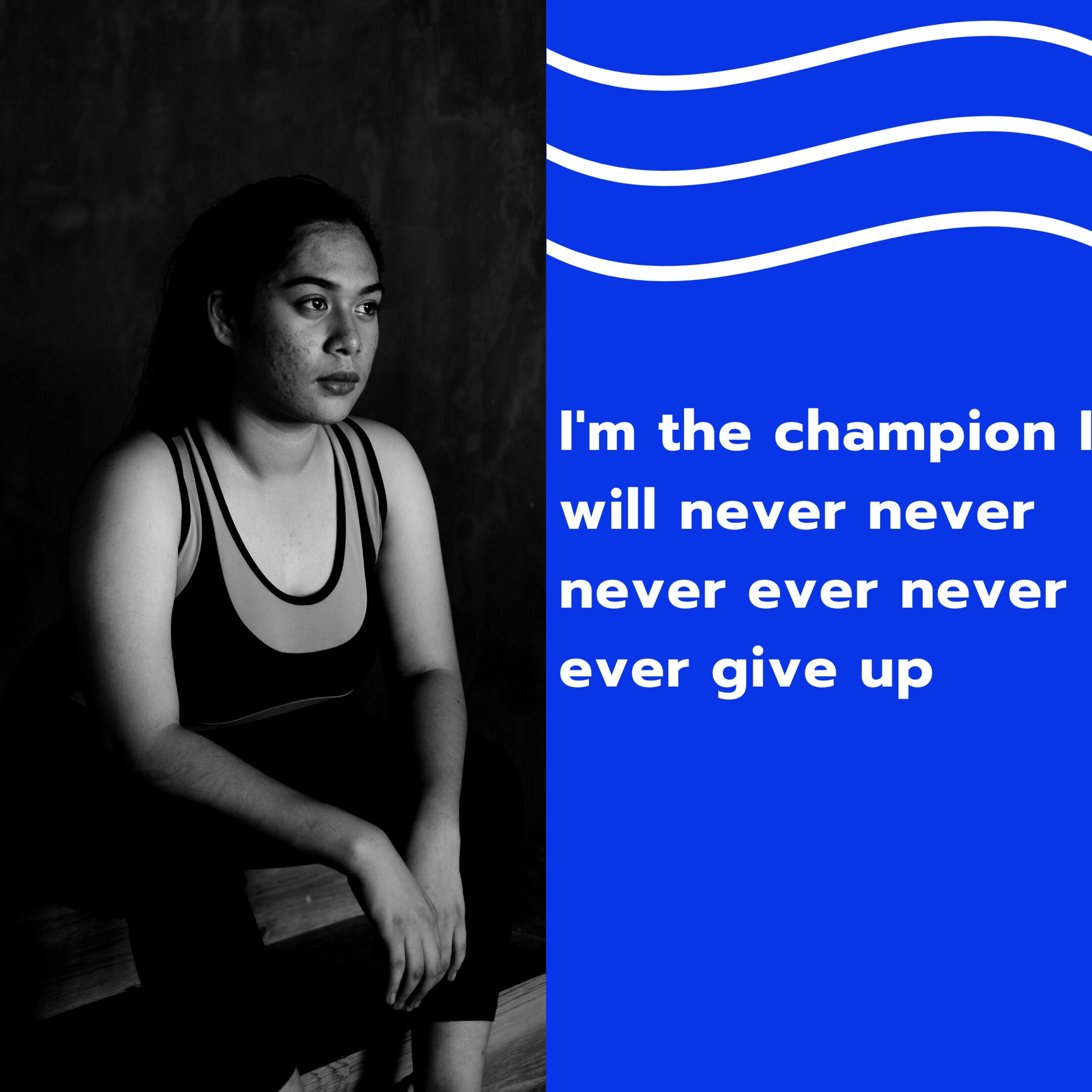 I'm the champion and i will never never never give up  episode artwork