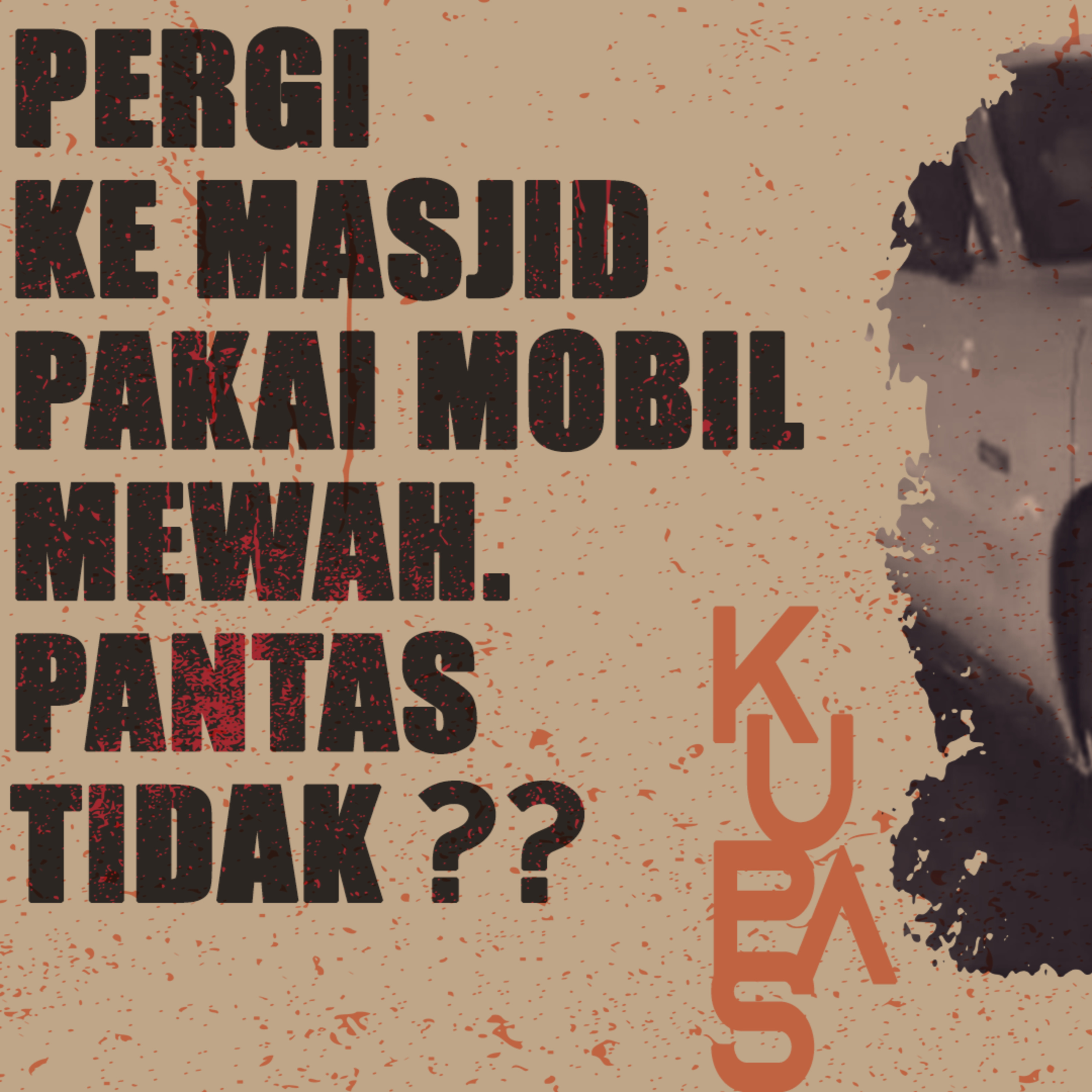 Pergi ke Masjid Pakai Mobil Mewah. Pantas Tidak??