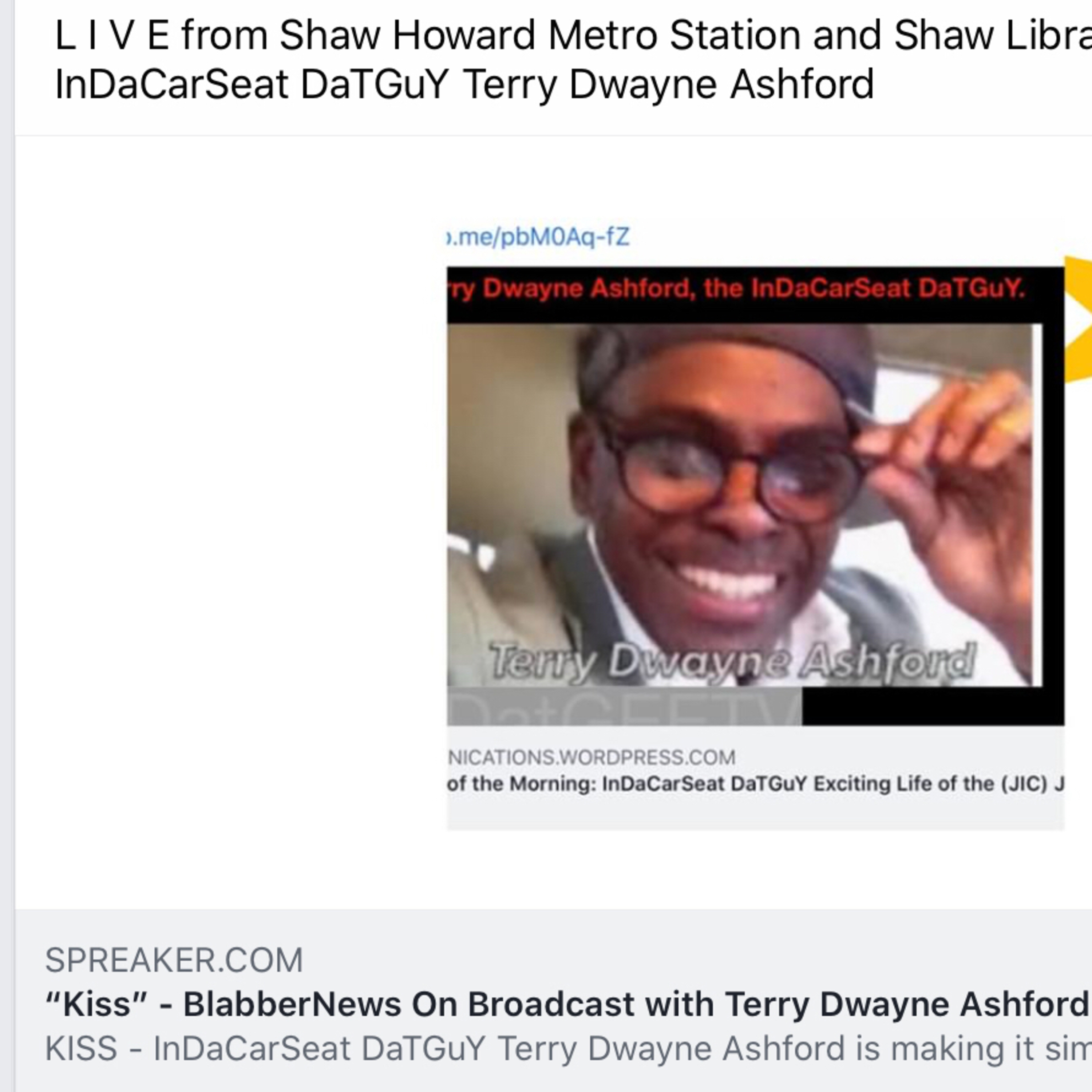 BlabberNEWS on Broadcast by InDaCarSeat DaTGuY  episode artwork