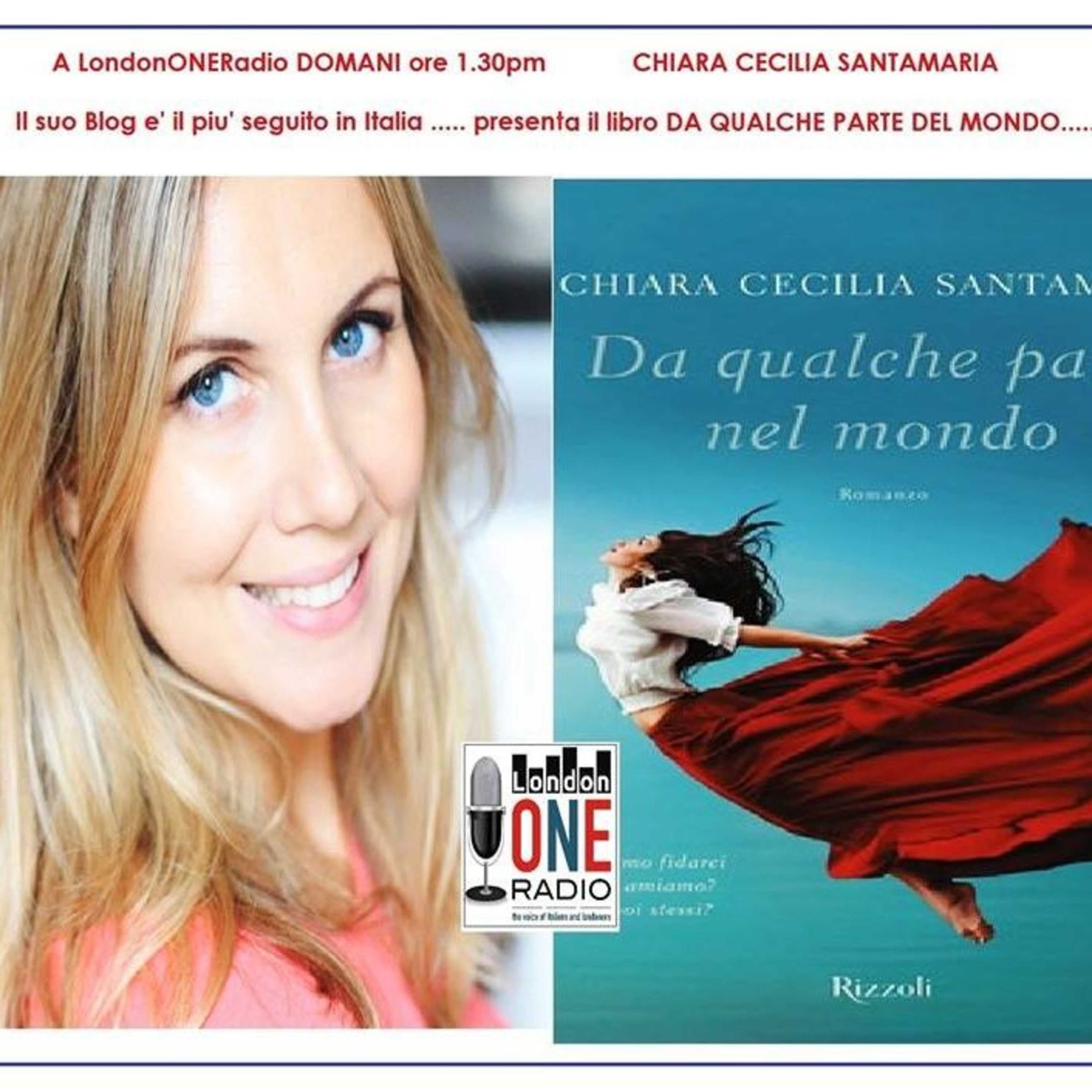 Chiara Cecilia Santamaria presenta "Da qualche parte nel mondo" il suo libro episode artwork
