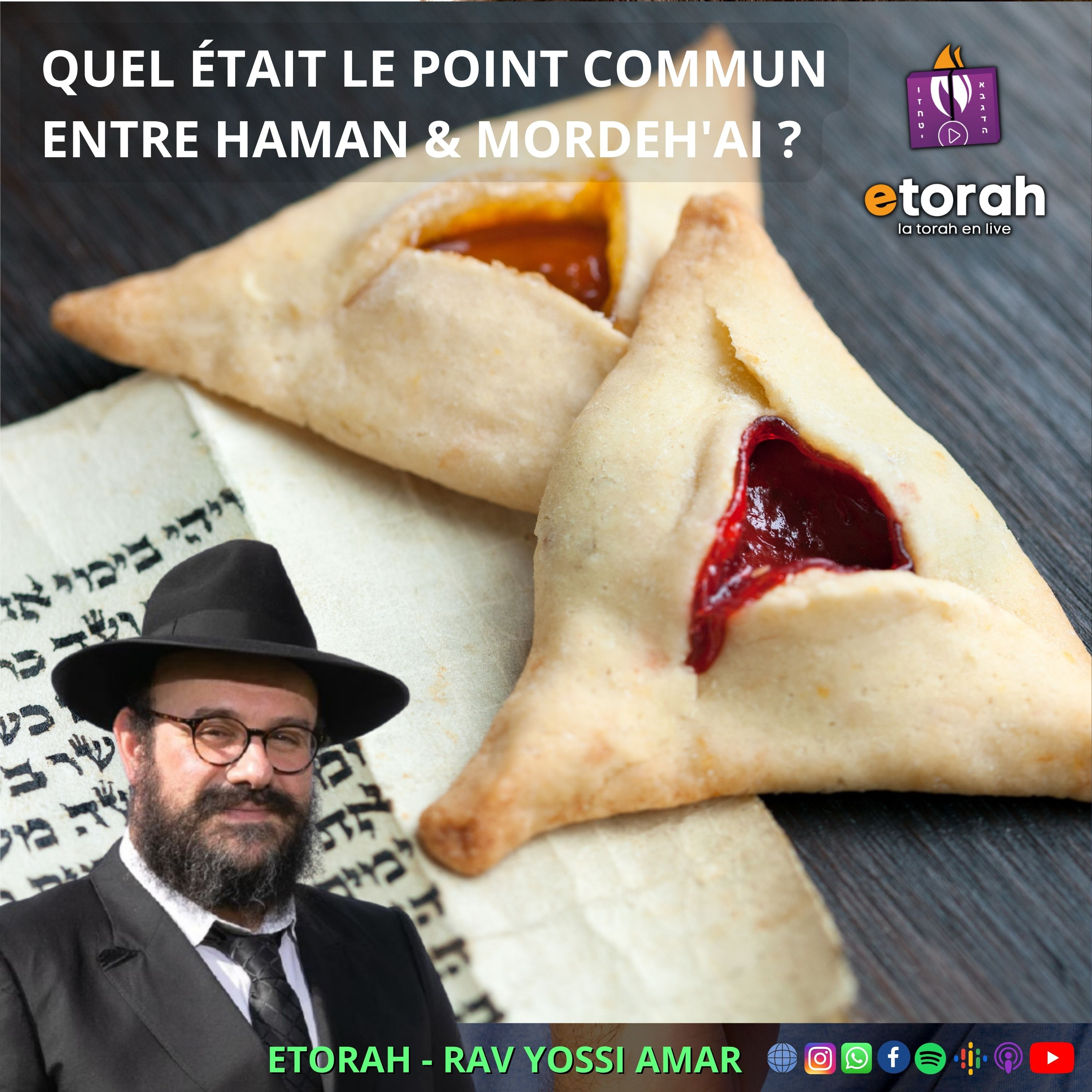 Explications du Rabbi sur la Meguila #2: Quel était le point commun entre Haman & Mordeh'ai ? episode artwork