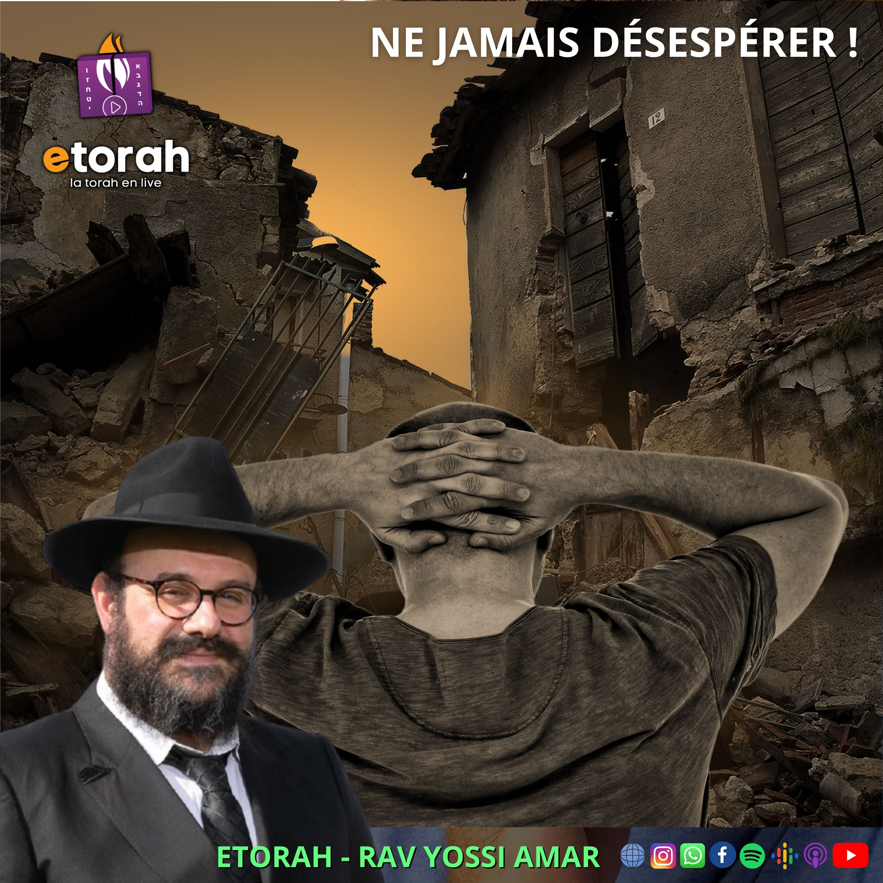 Za'hor: Souvenir d’Amalek et souvenir du Chabbat - on a pas le droit de désespérer ! episode artwork