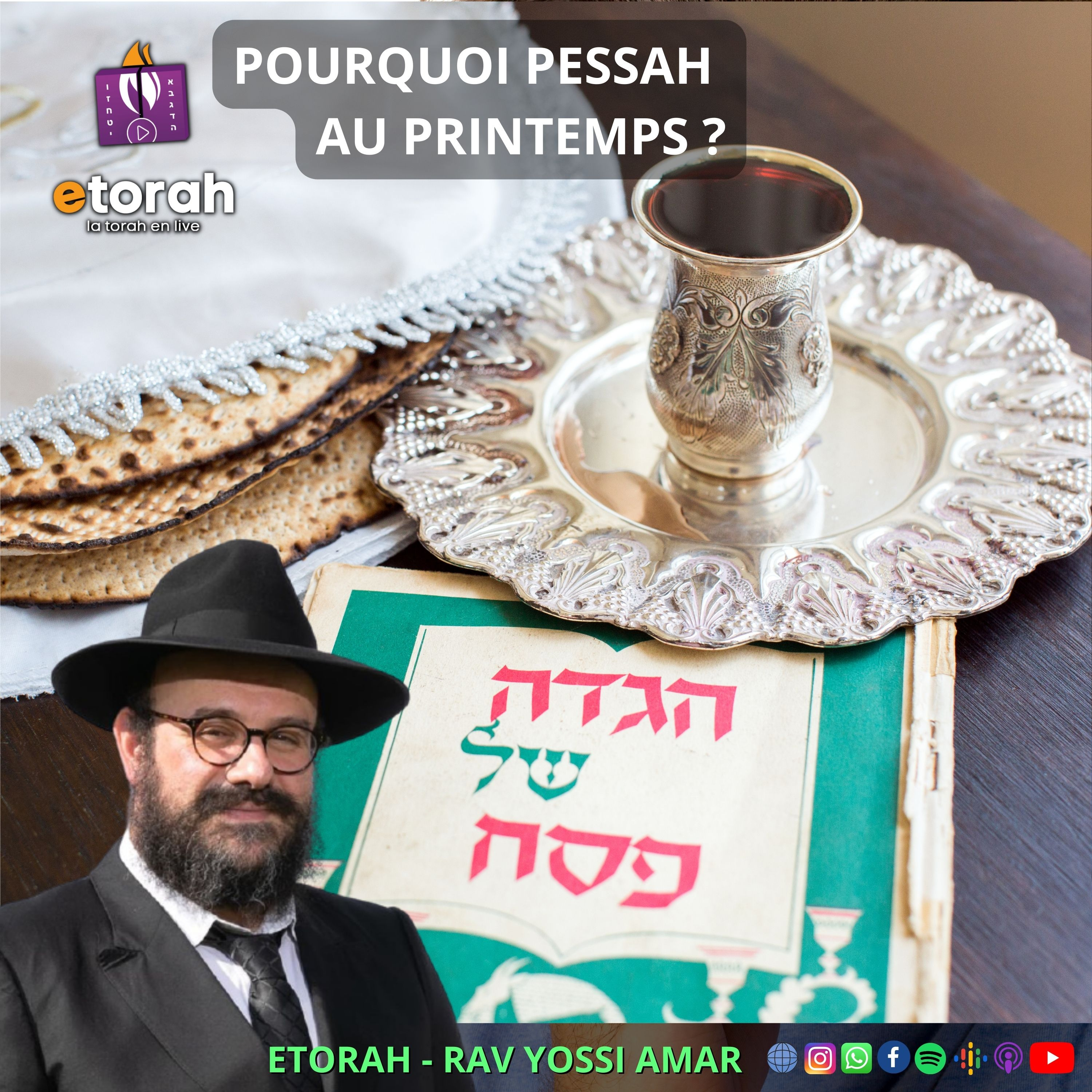 Pessah: Quel rapport entre Pessah et le printemps ? Quel point-commun entre Pessah et chabbat ? episode artwork