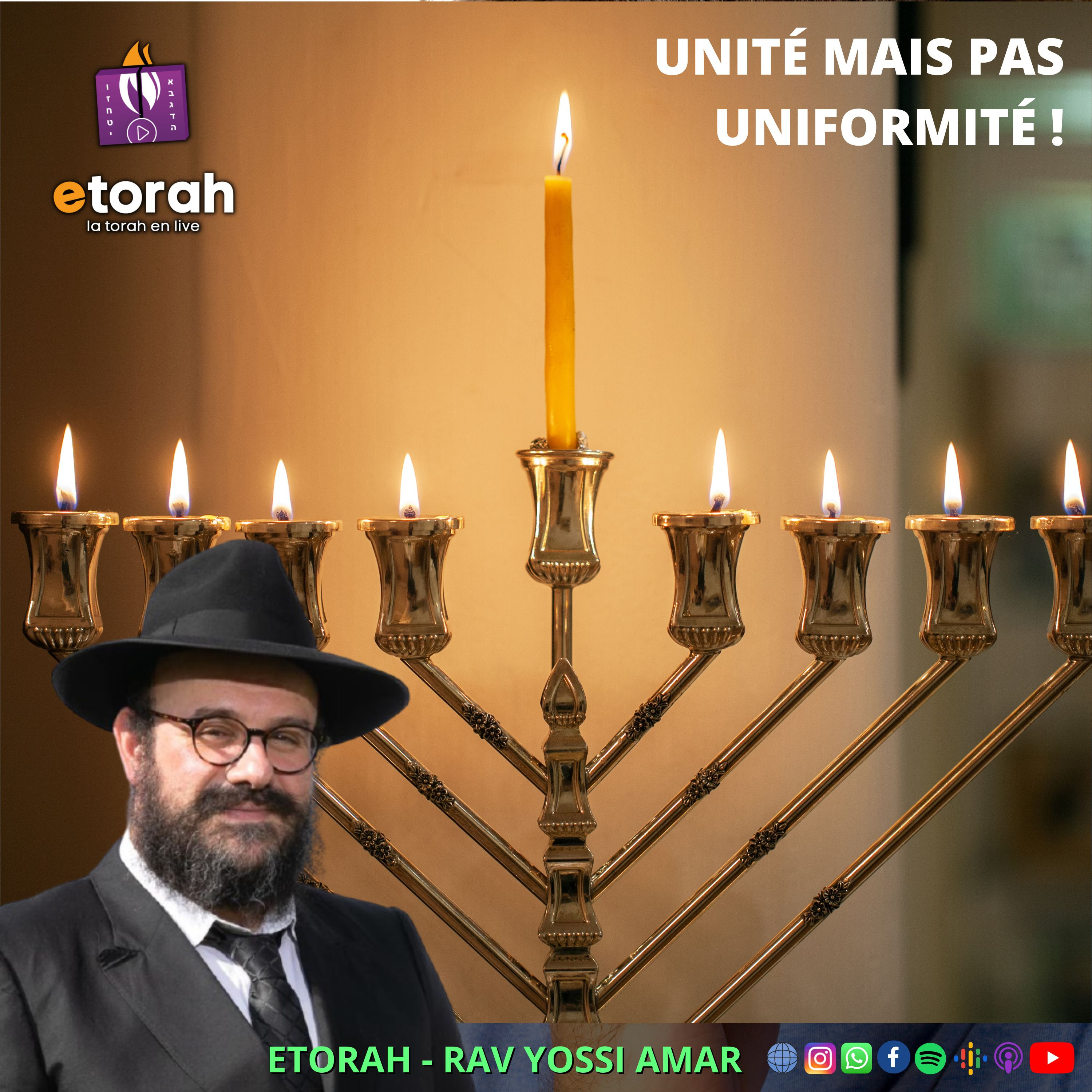 Beaaloteha: Que représente les sept branches d’une Menorah unie ? Deux approches complémentaires ! episode artwork