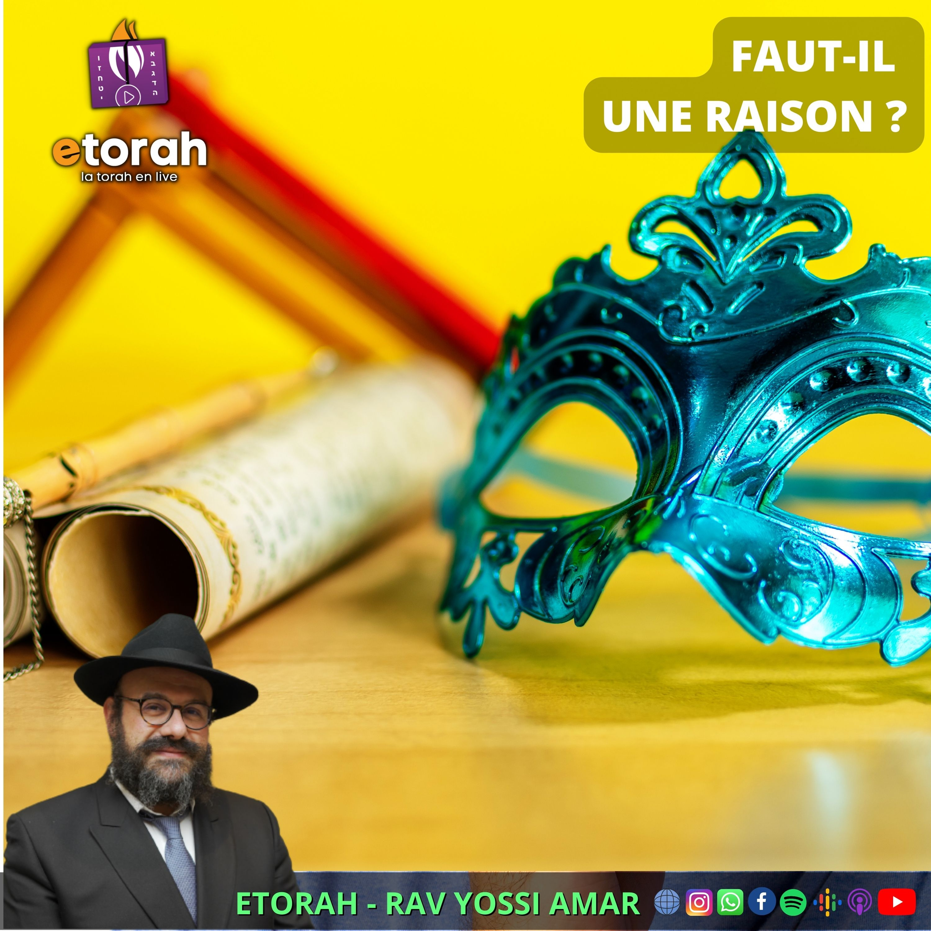 Explications du Rabbi sur la Meguila #5: En quoi le mois d'adar est plus propice que les autres ? episode artwork