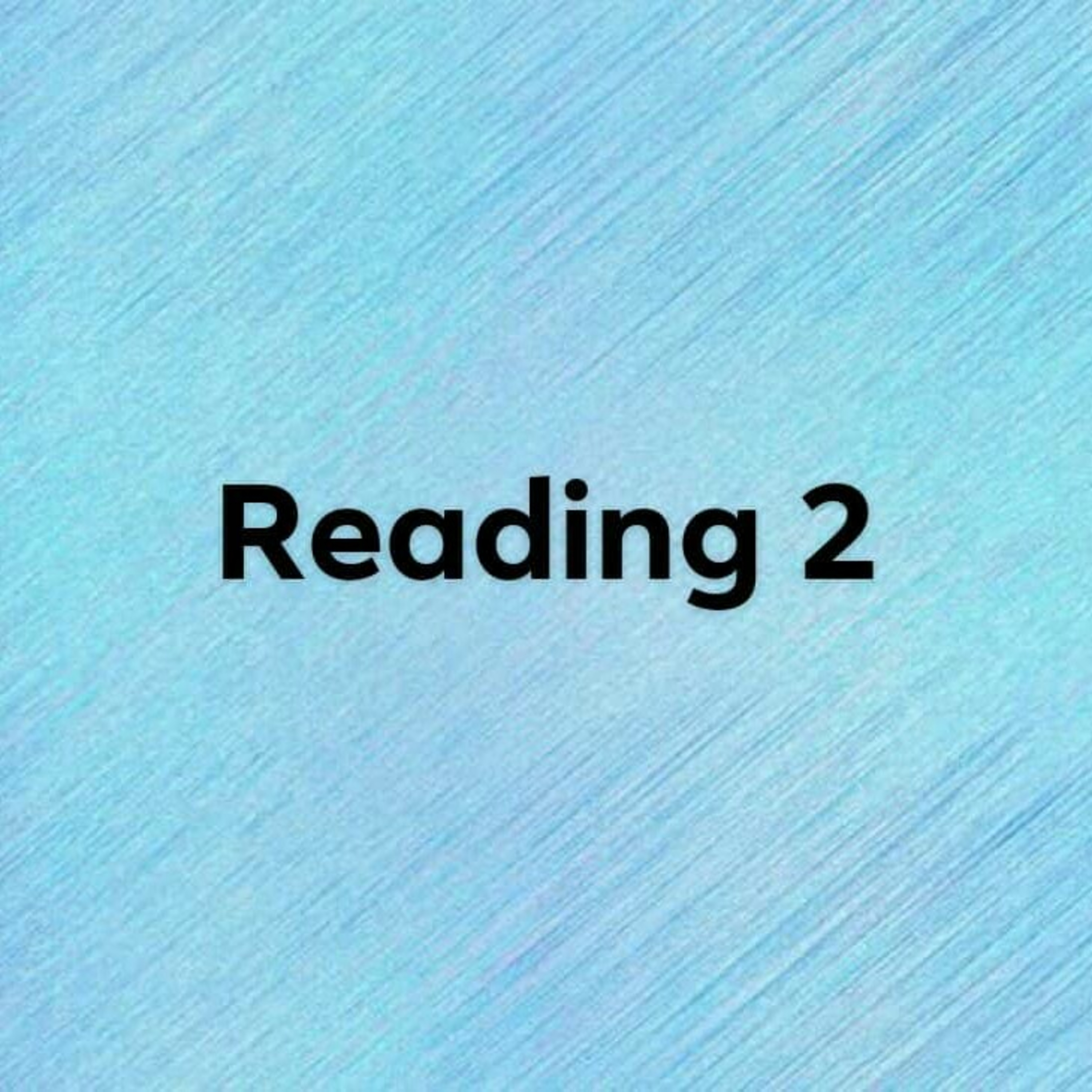 Reading 2: Getting Started