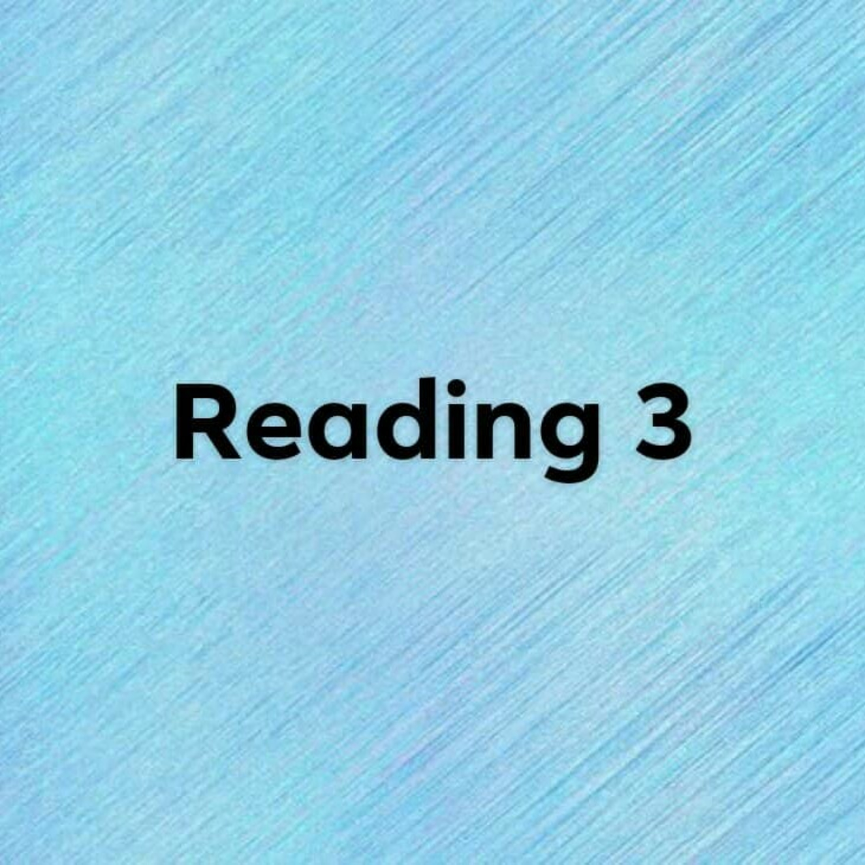 Reading 3: Moral Education