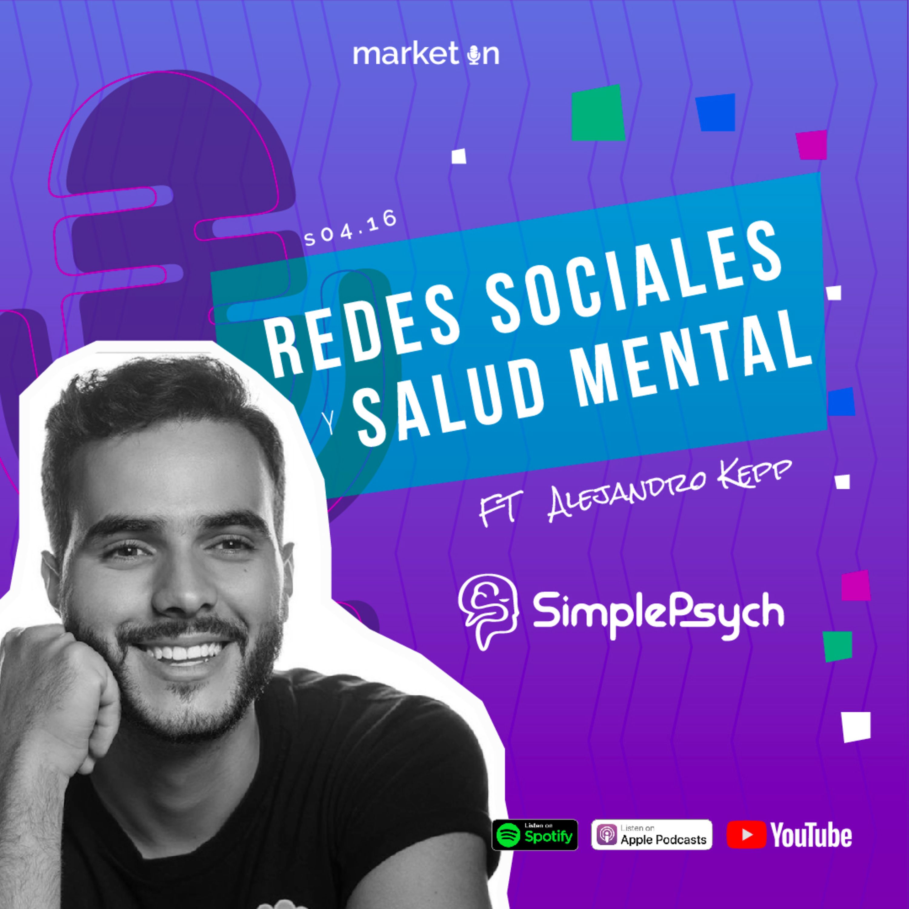 S04.16 - ¿Como cuidar tu salud mental de las redes sociales? ft Simple Pysch episode artwork