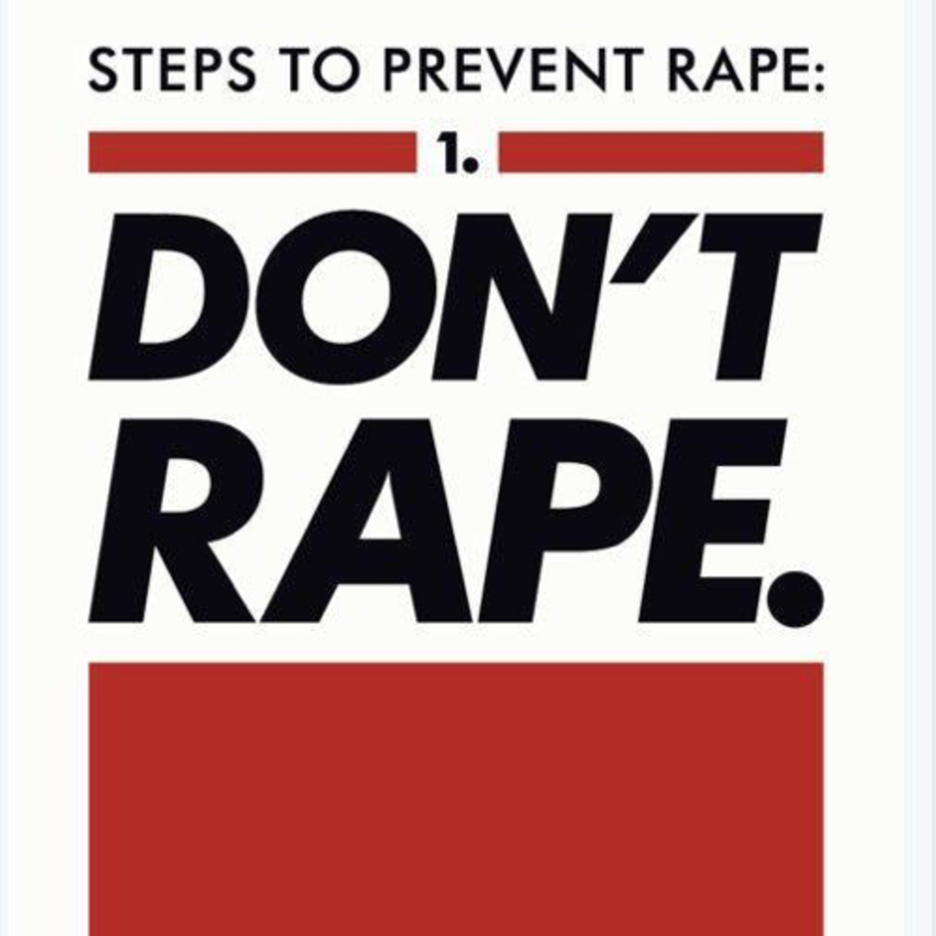 SAY NO RAPE episode artwork