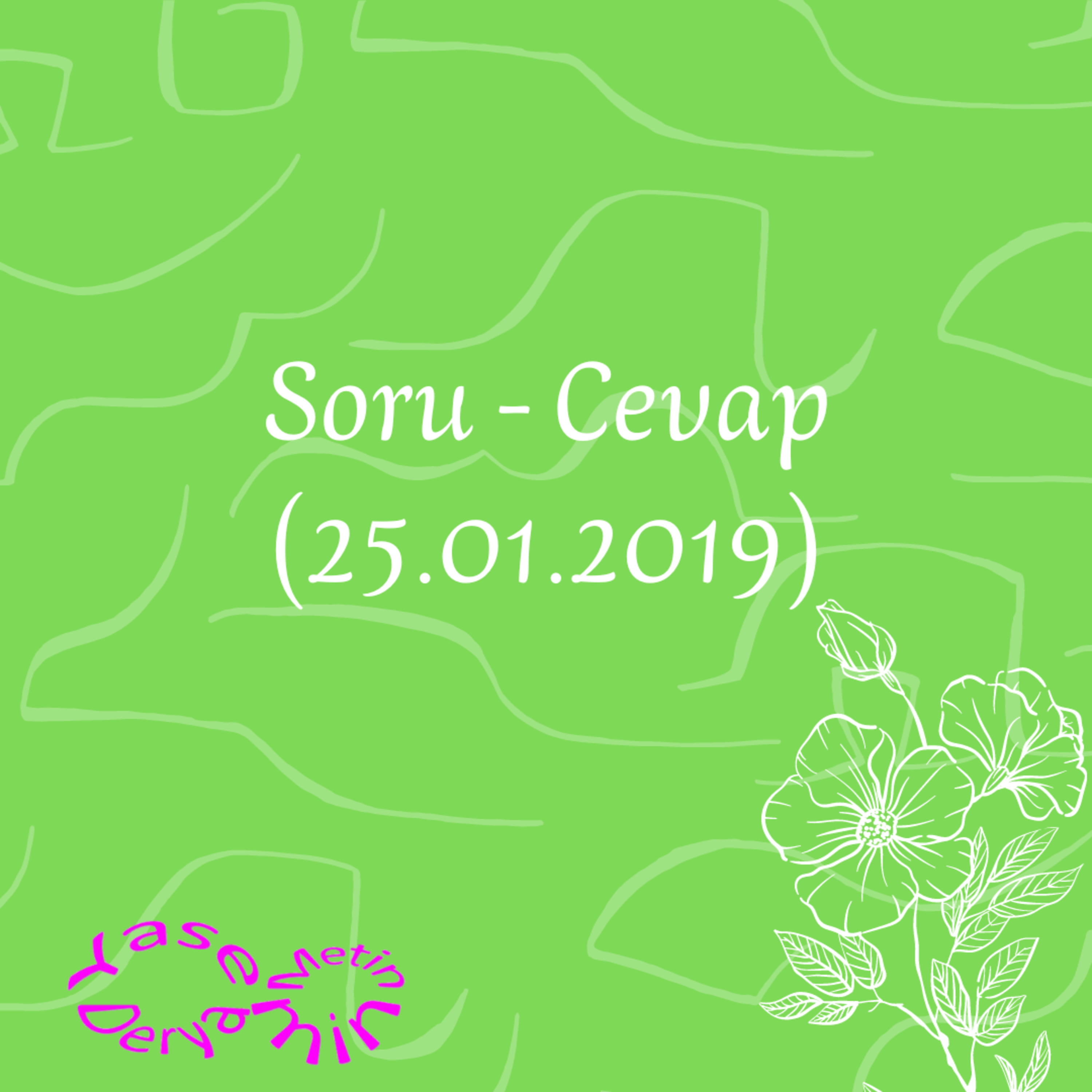 Soru - Cevap (25.01.2019) episode artwork