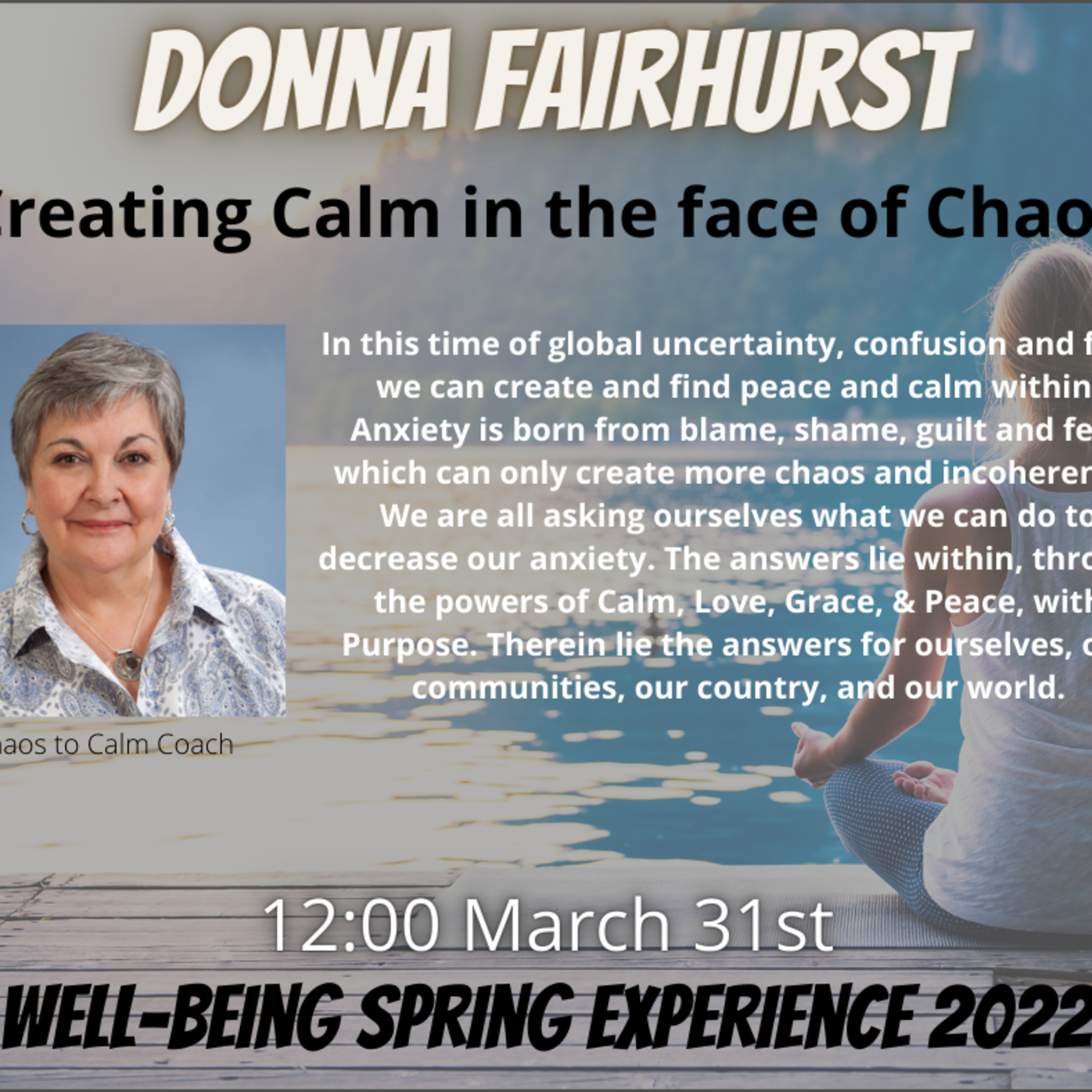 Donna Fairhurst AT A Well-Being EXPERIENCE 2022 - SPRING Edition 